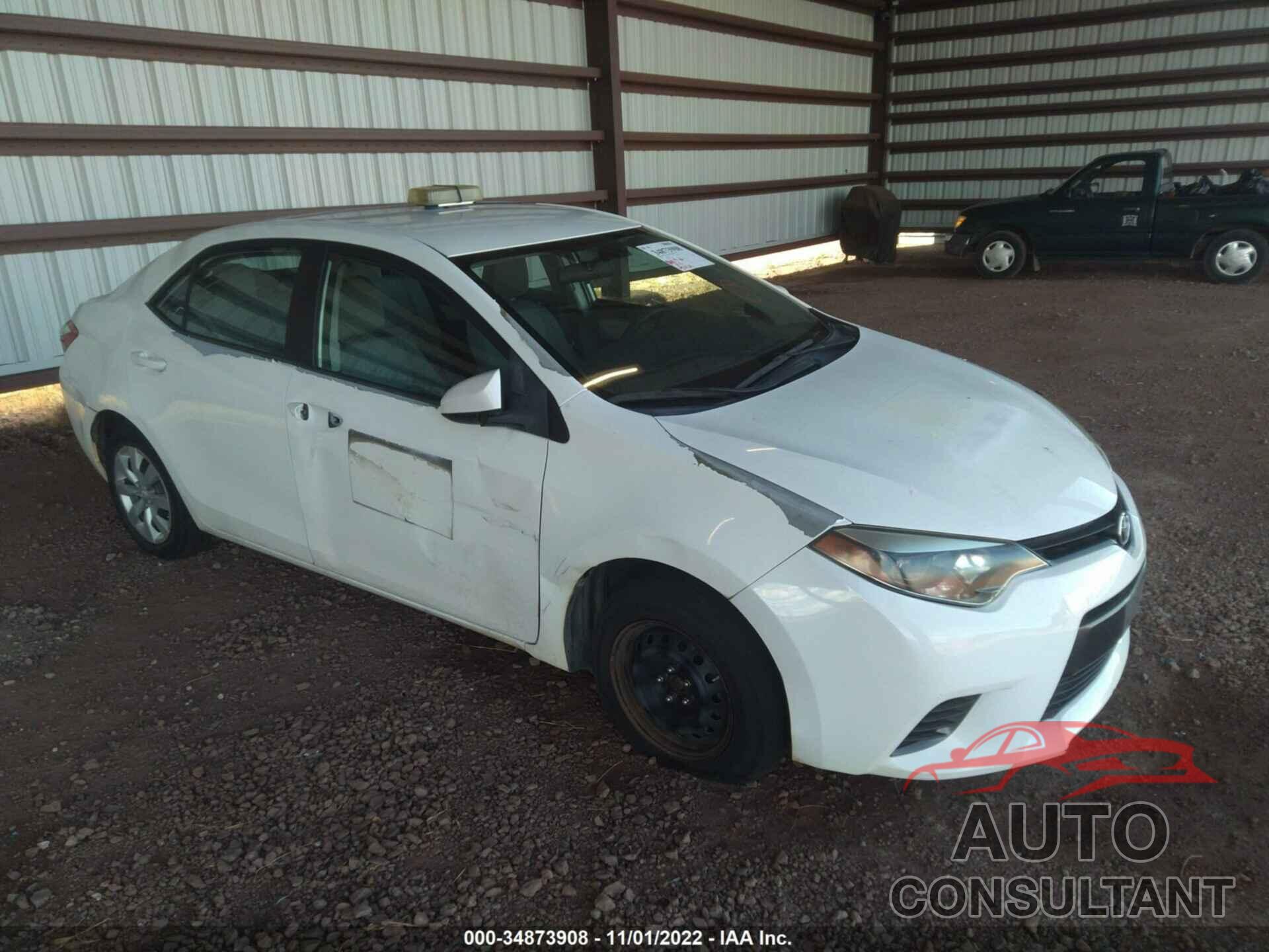 TOYOTA COROLLA 2016 - 5YFBURHE3GP443597