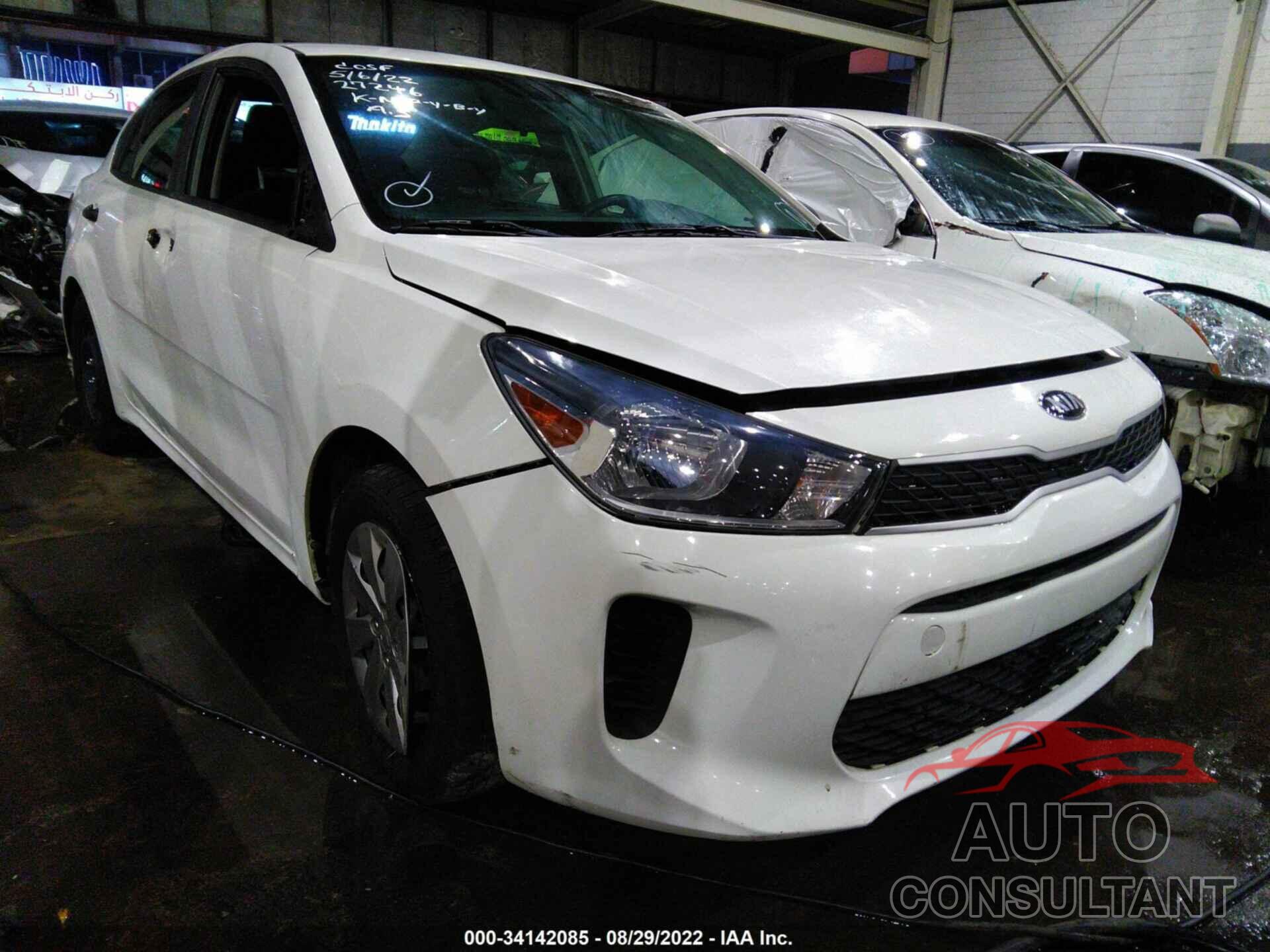 KIA RIO 2018 - 00PA24AB0JE054705