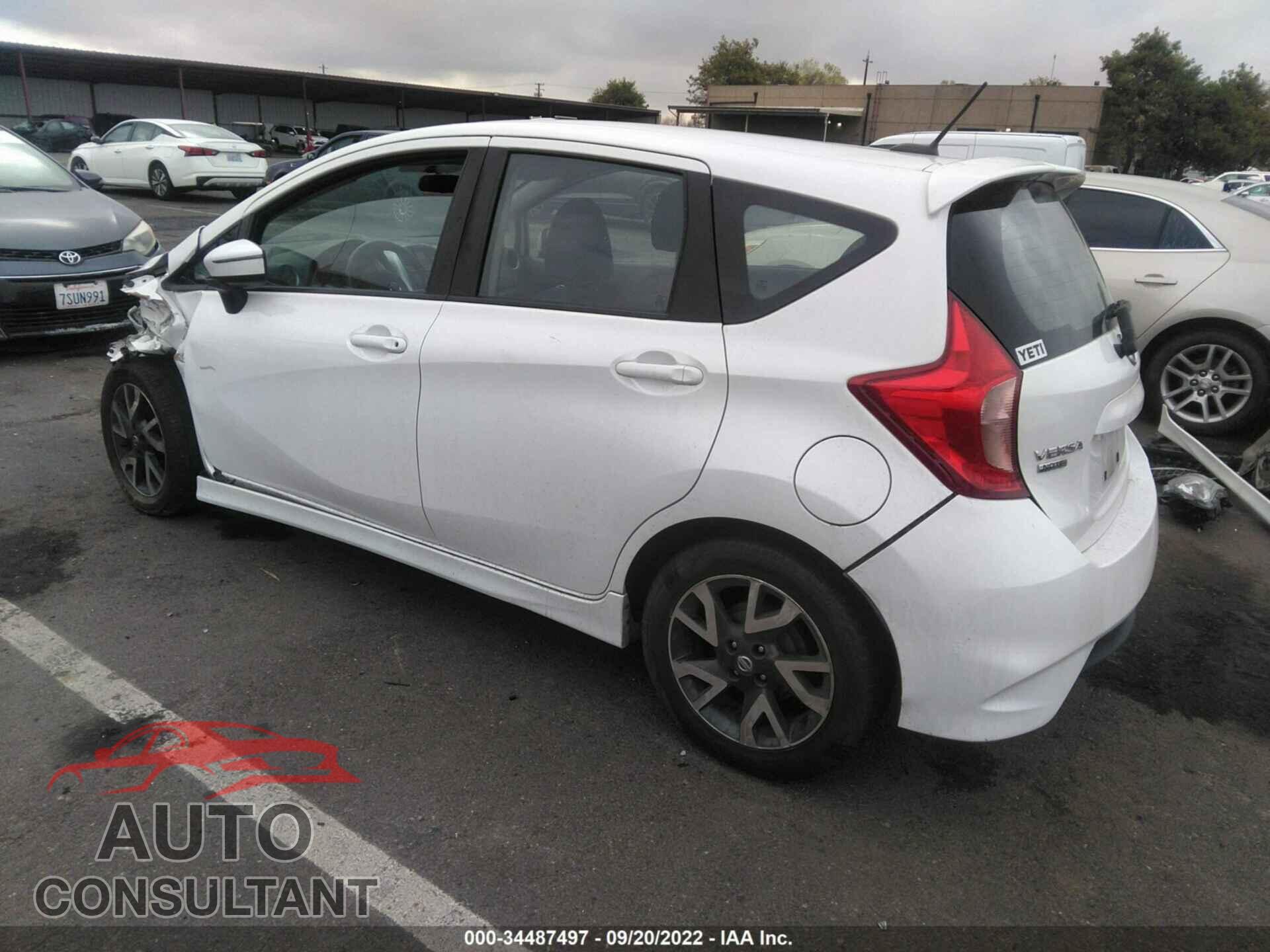 NISSAN VERSA NOTE 2016 - 3N1CE2CP5GL404009