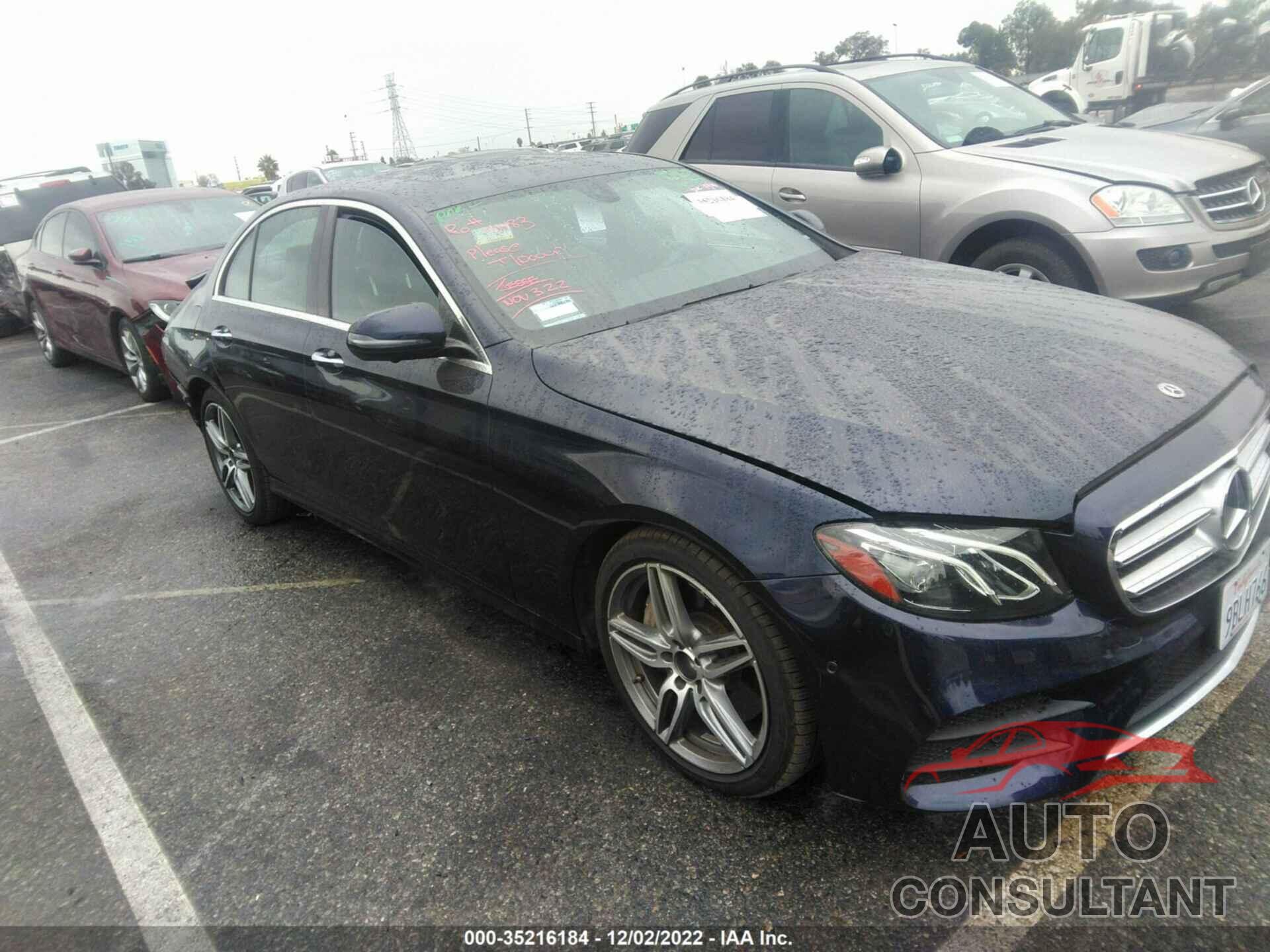 MERCEDES-BENZ E-CLASS 2019 - WDDZF4JB9KA608972