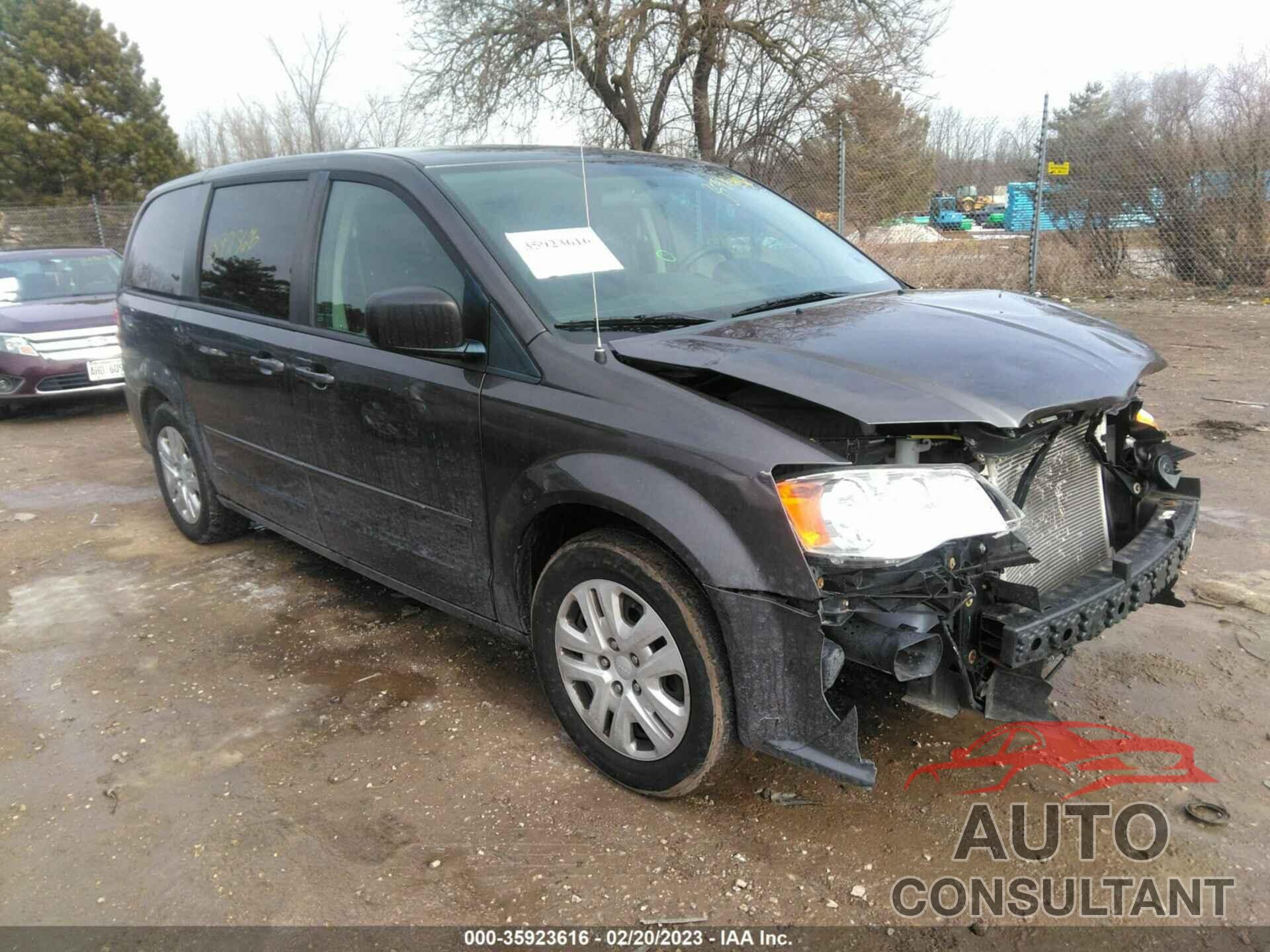 DODGE GRAND CARAVAN 2016 - 2C4RDGBG9GR126422