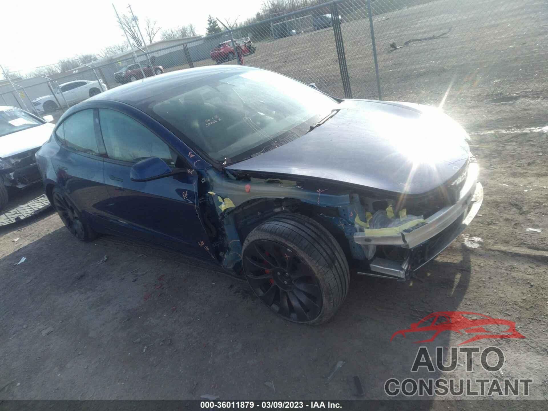 TESLA MODEL 3 2021 - 5YJ3E1EC0MF860737