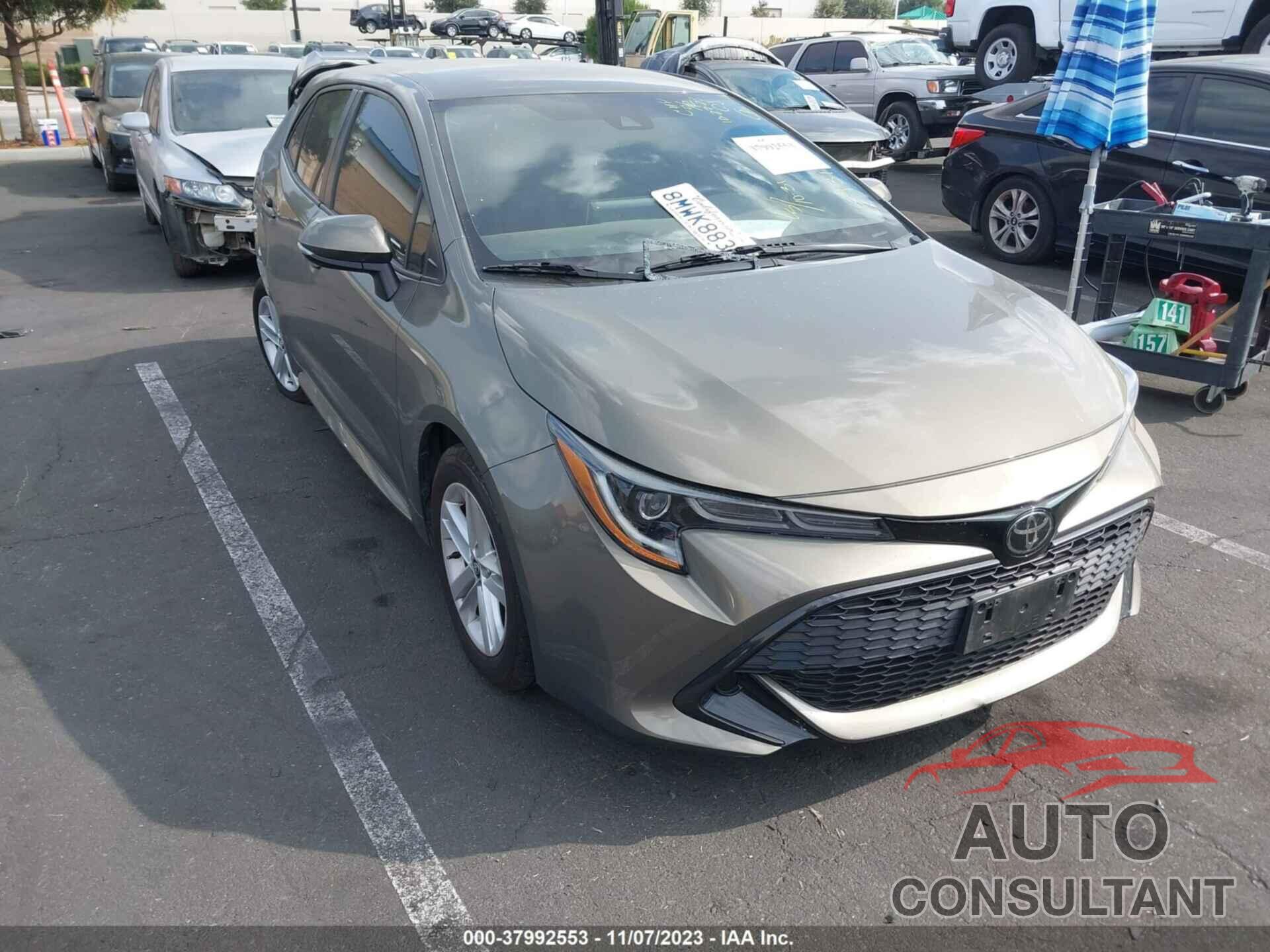 TOYOTA COROLLA 2019 - JTNK4RBE6K3069315