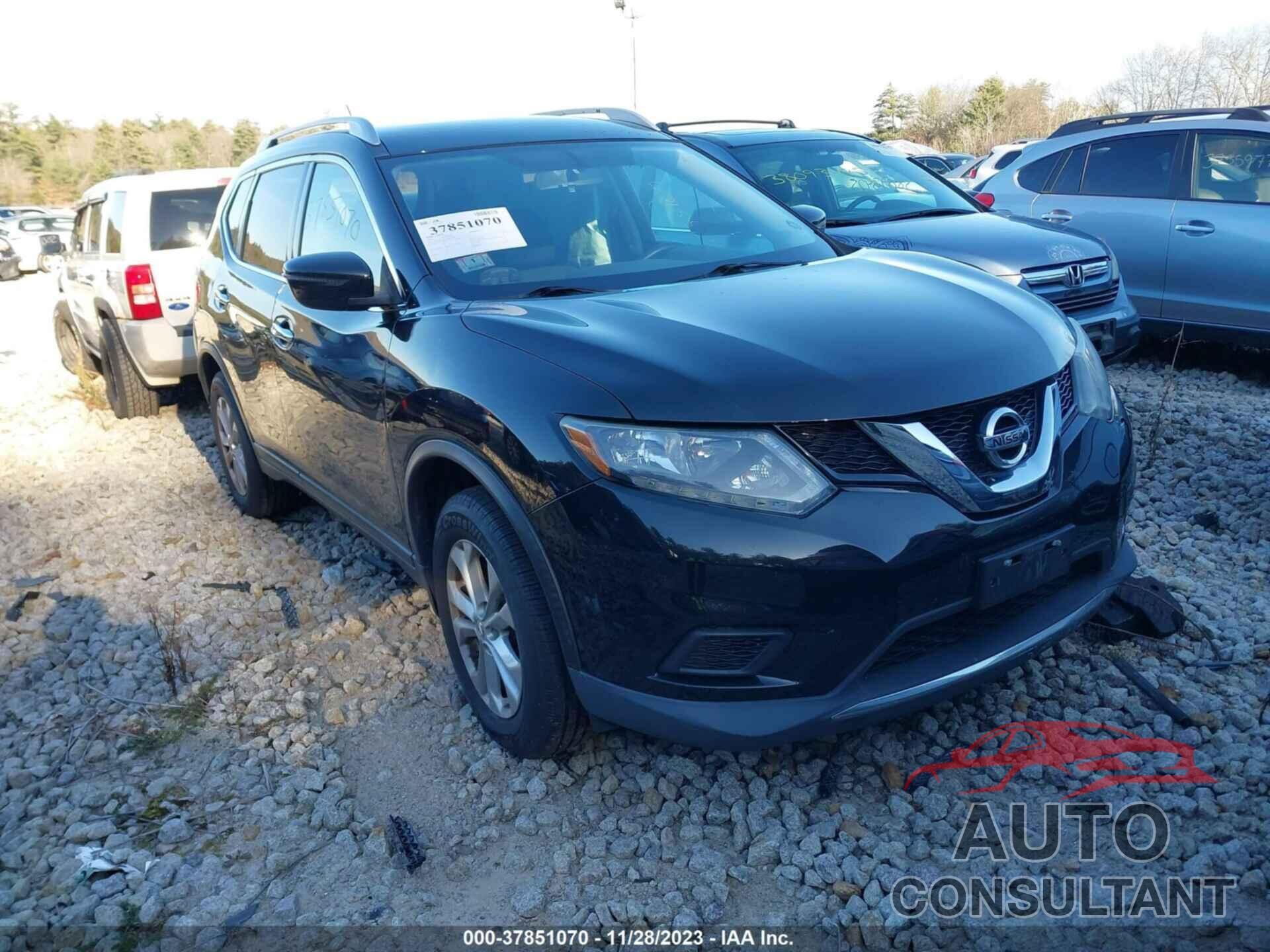 NISSAN ROGUE 2016 - KNMAT2MV1GP615008