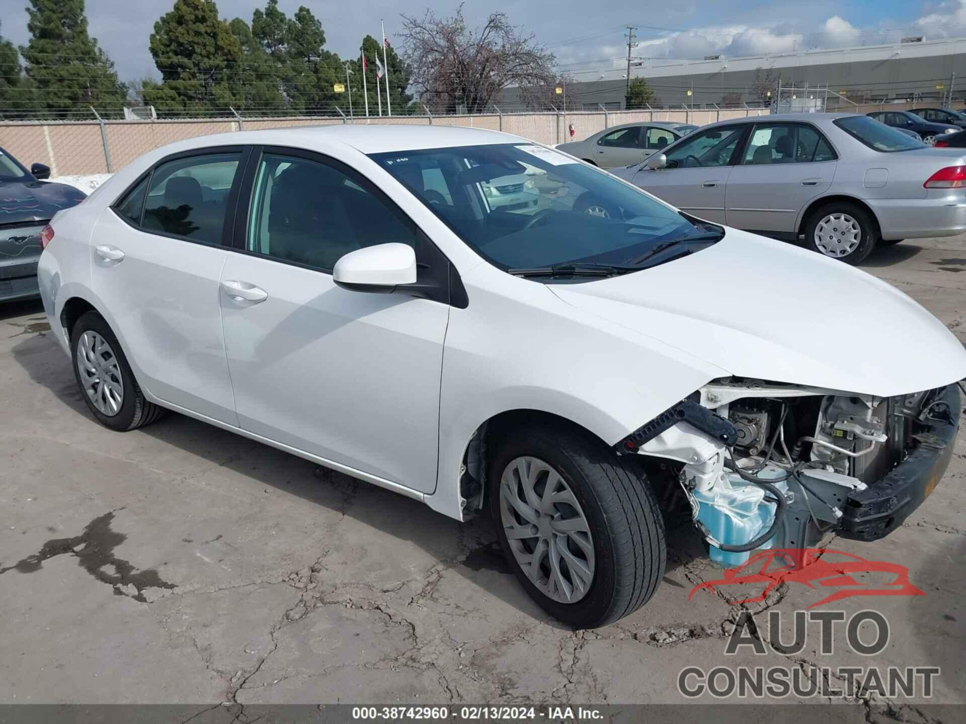 TOYOTA COROLLA 2019 - 5YFBURHE8KP895831