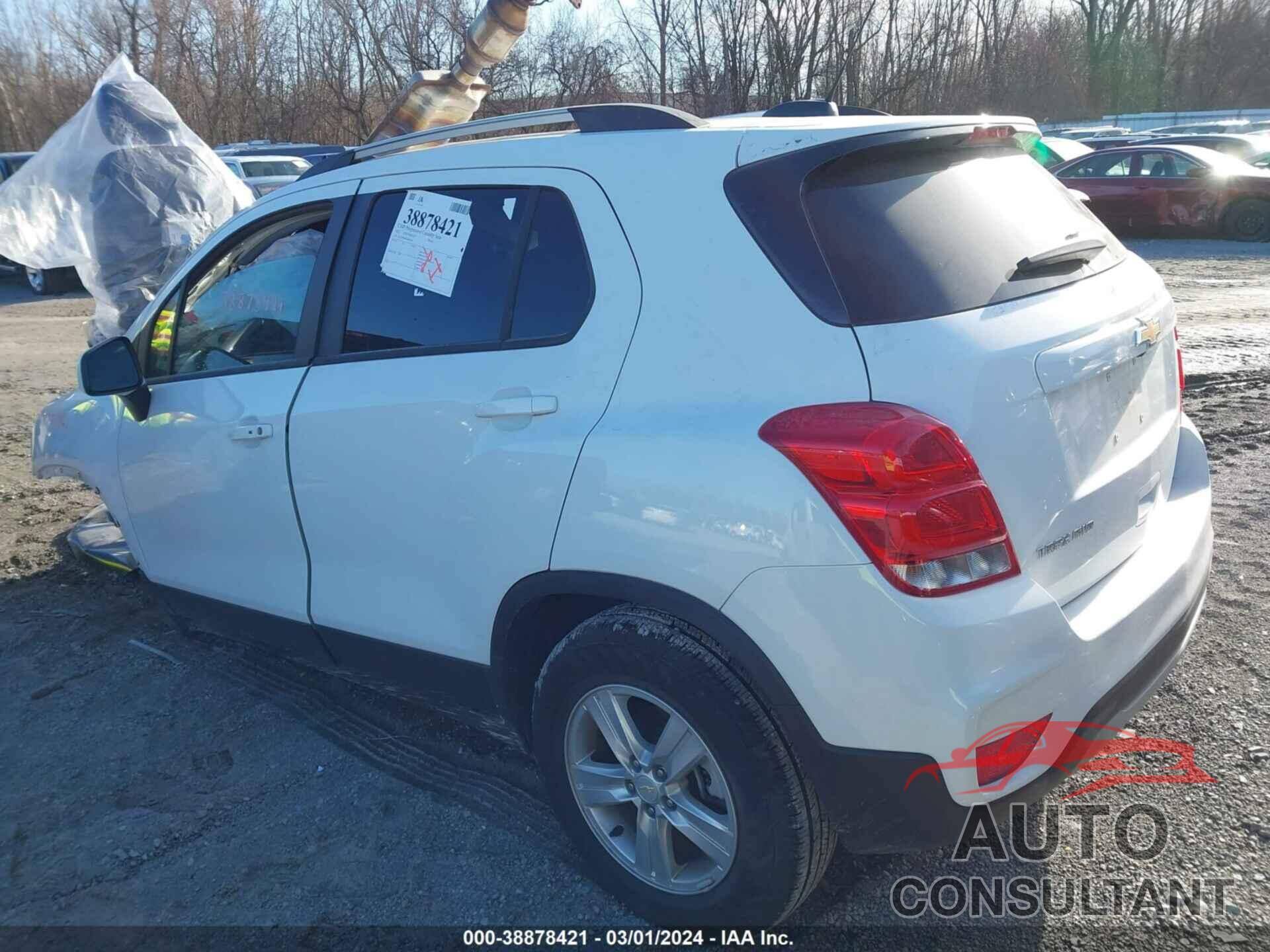 CHEVROLET TRAX 2022 - KL7CJPSM8NB569285