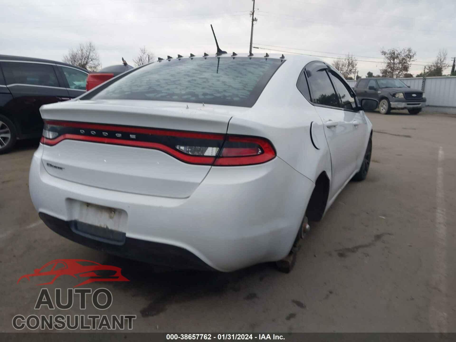 DODGE DART 2016 - 1C3CDFAA7GD591706