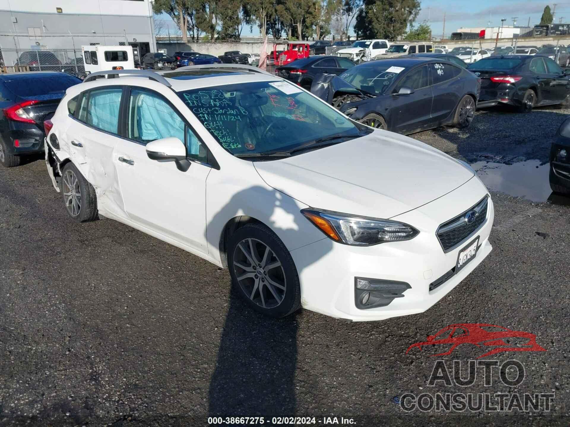 SUBARU IMPREZA 2019 - 4S3GTAU67K3729611