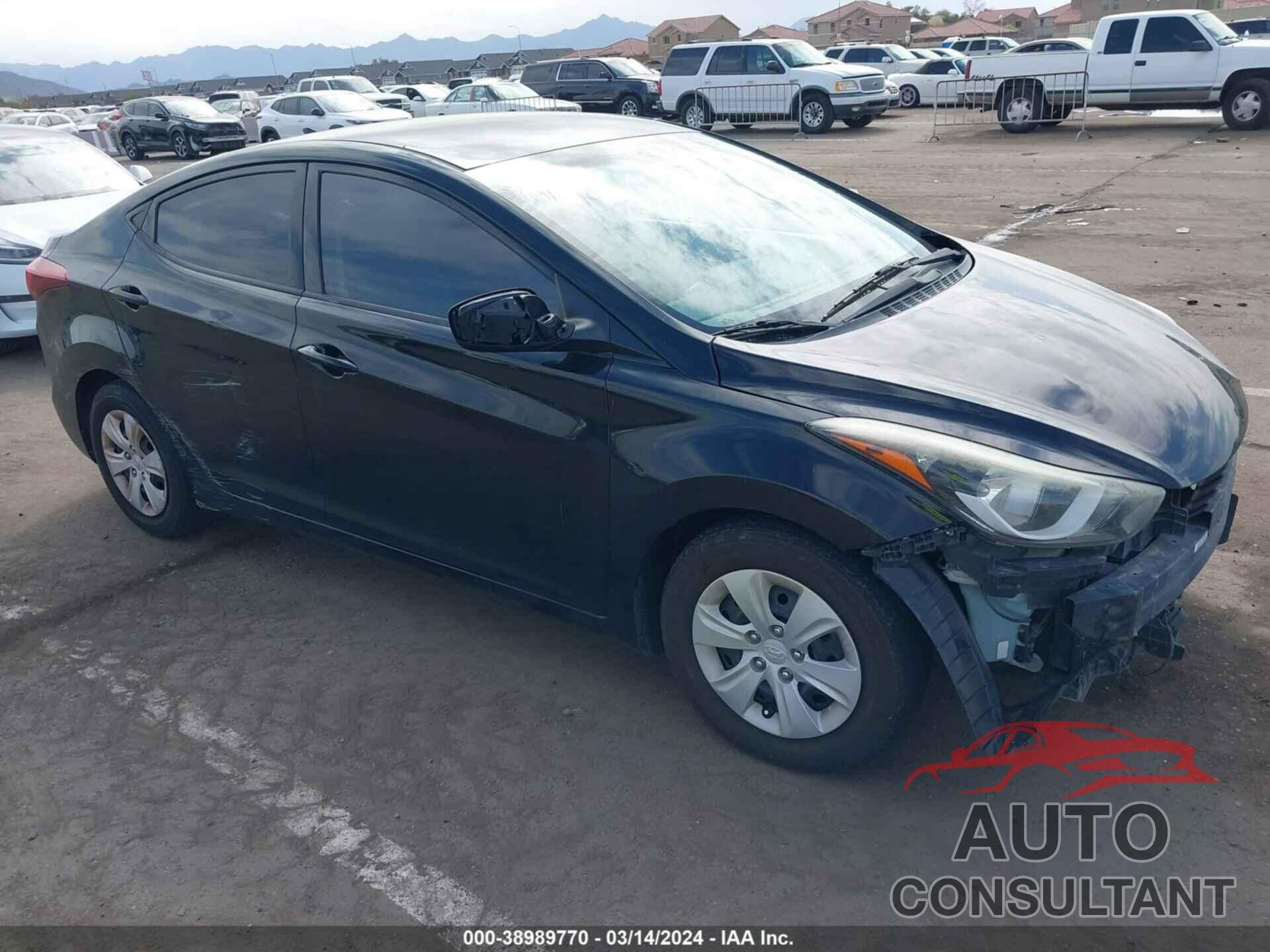 HYUNDAI ELANTRA 2016 - 5NPDH4AE3GH663491