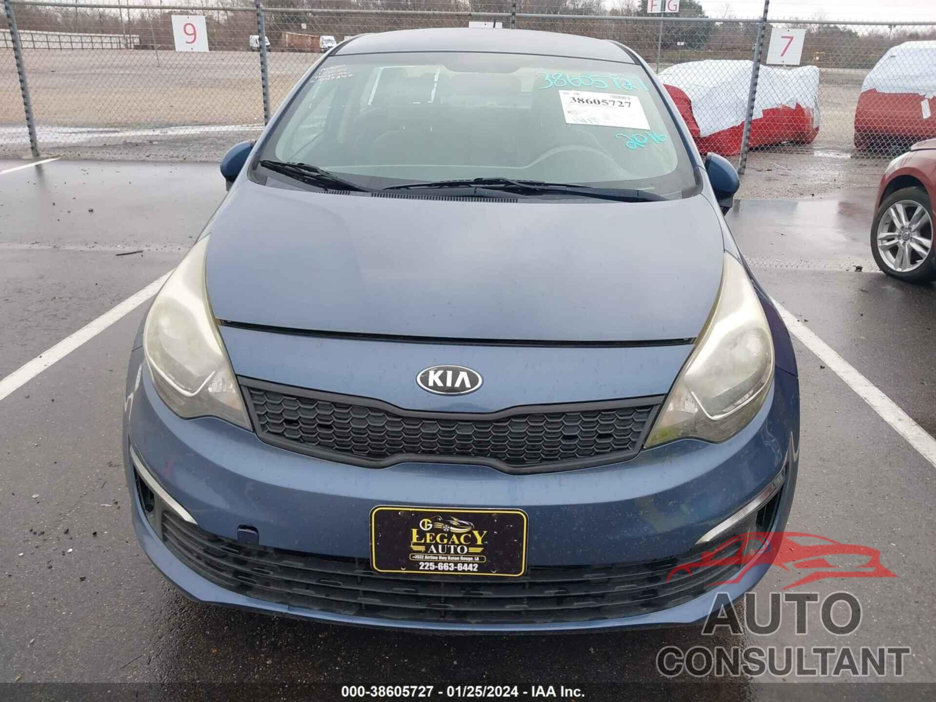 KIA RIO 2016 - KNADM4A39G6649242