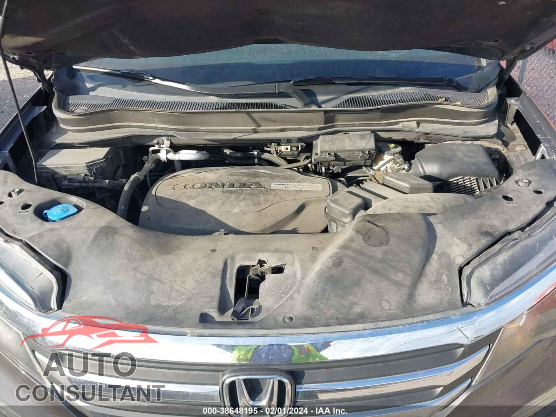 HONDA PILOT 2017 - 5FNYF5H17HB041301