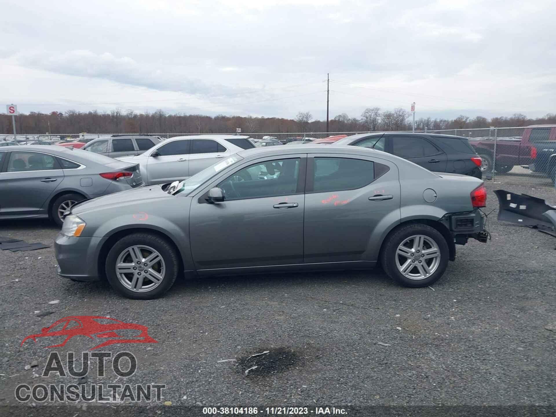 DODGE AVENGER 2013 - 1C3CDZCB6DN568480