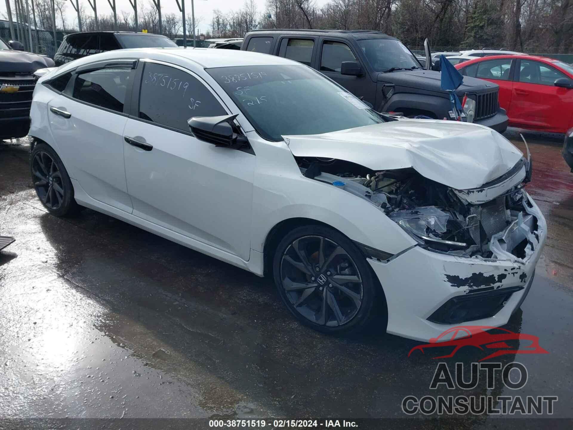 HONDA CIVIC 2021 - 19XFC2F85ME201271