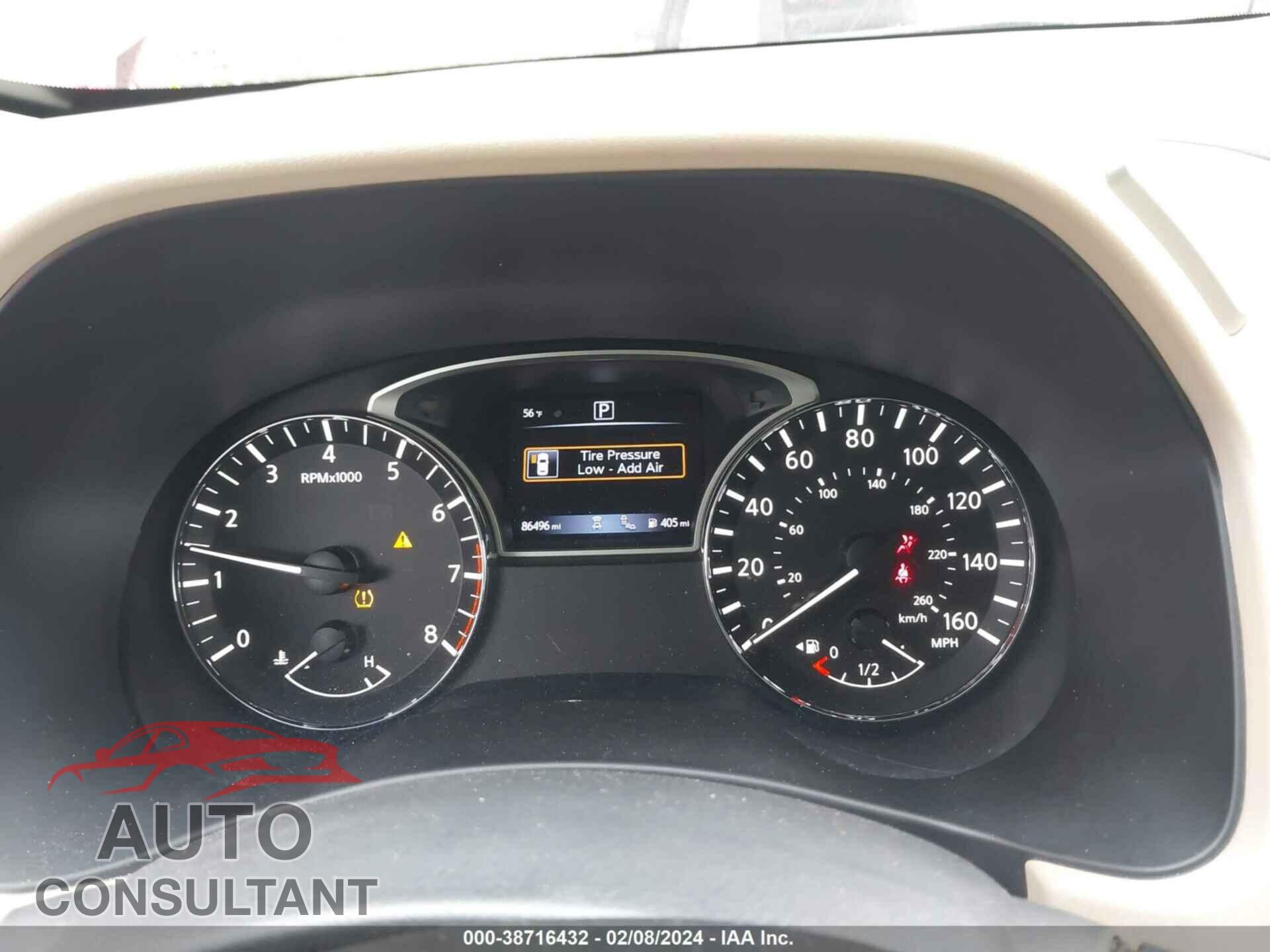 NISSAN PATHFINDER 2017 - 5N1DR2MN1HC614019