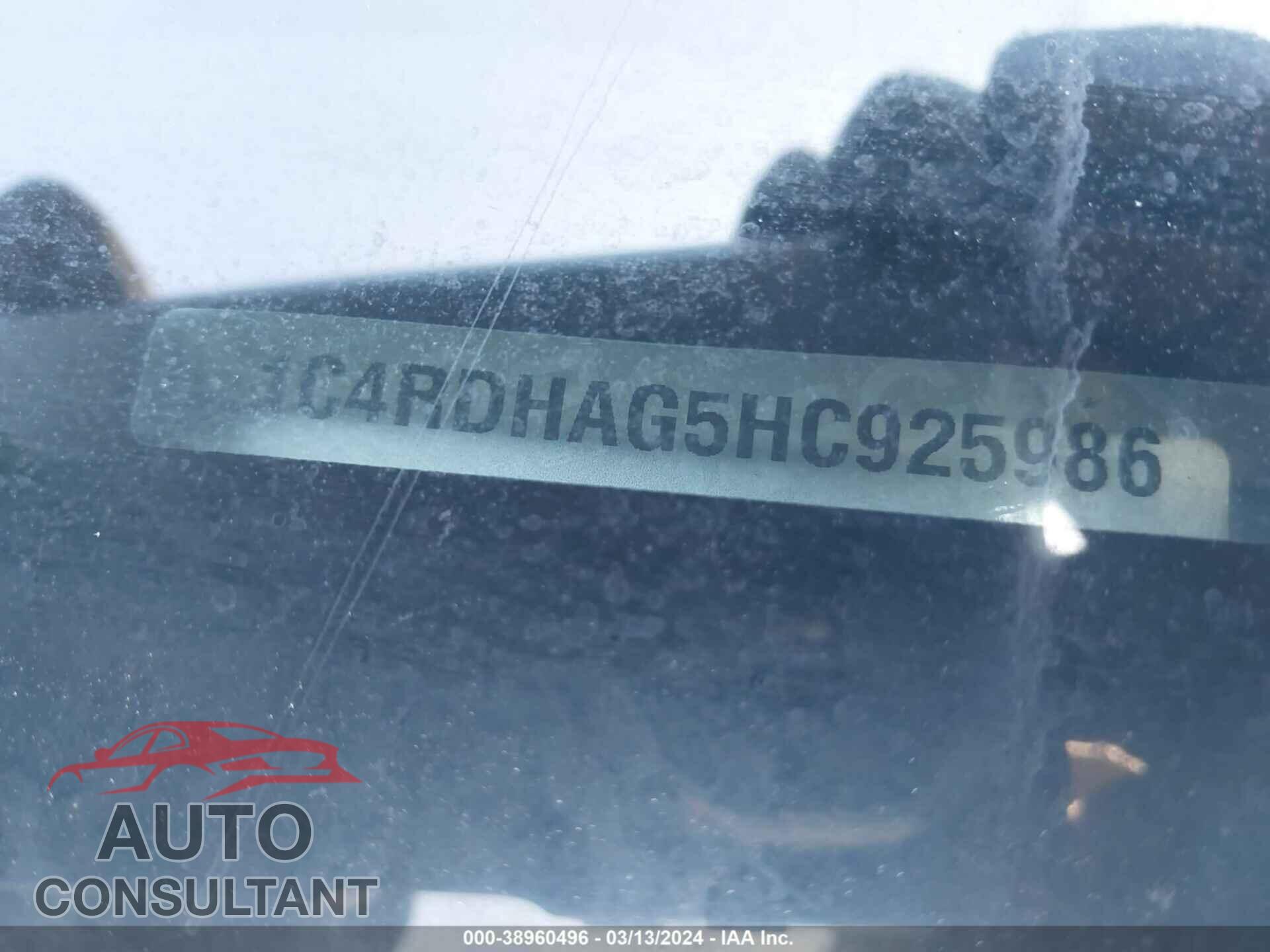 DODGE DURANGO 2017 - 1C4RDHAG5HC925986
