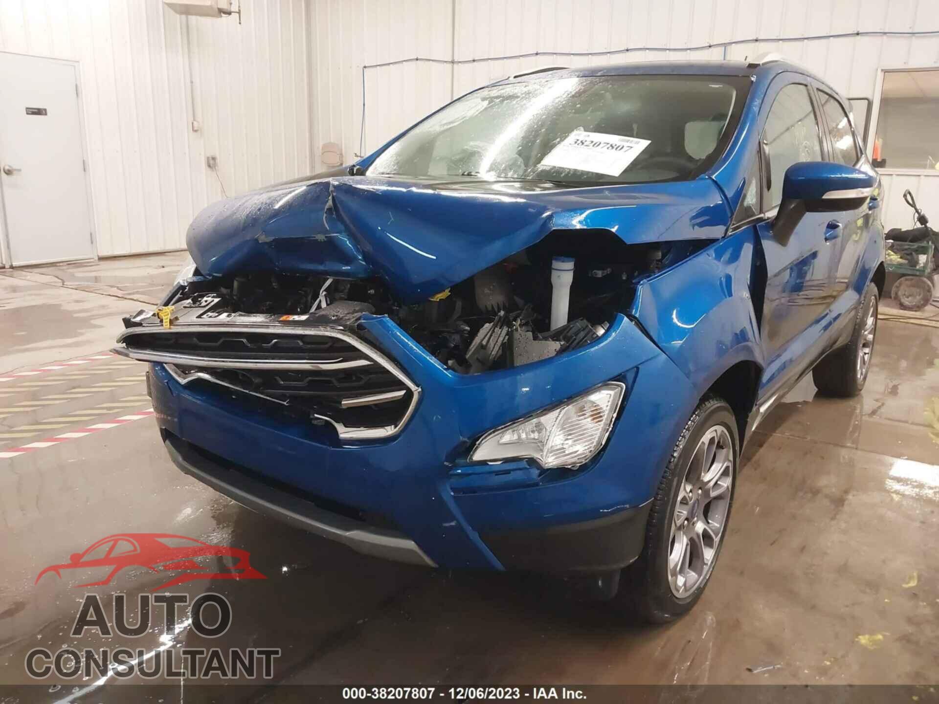 FORD ECOSPORT 2022 - MAJ6S3KL2NC463377
