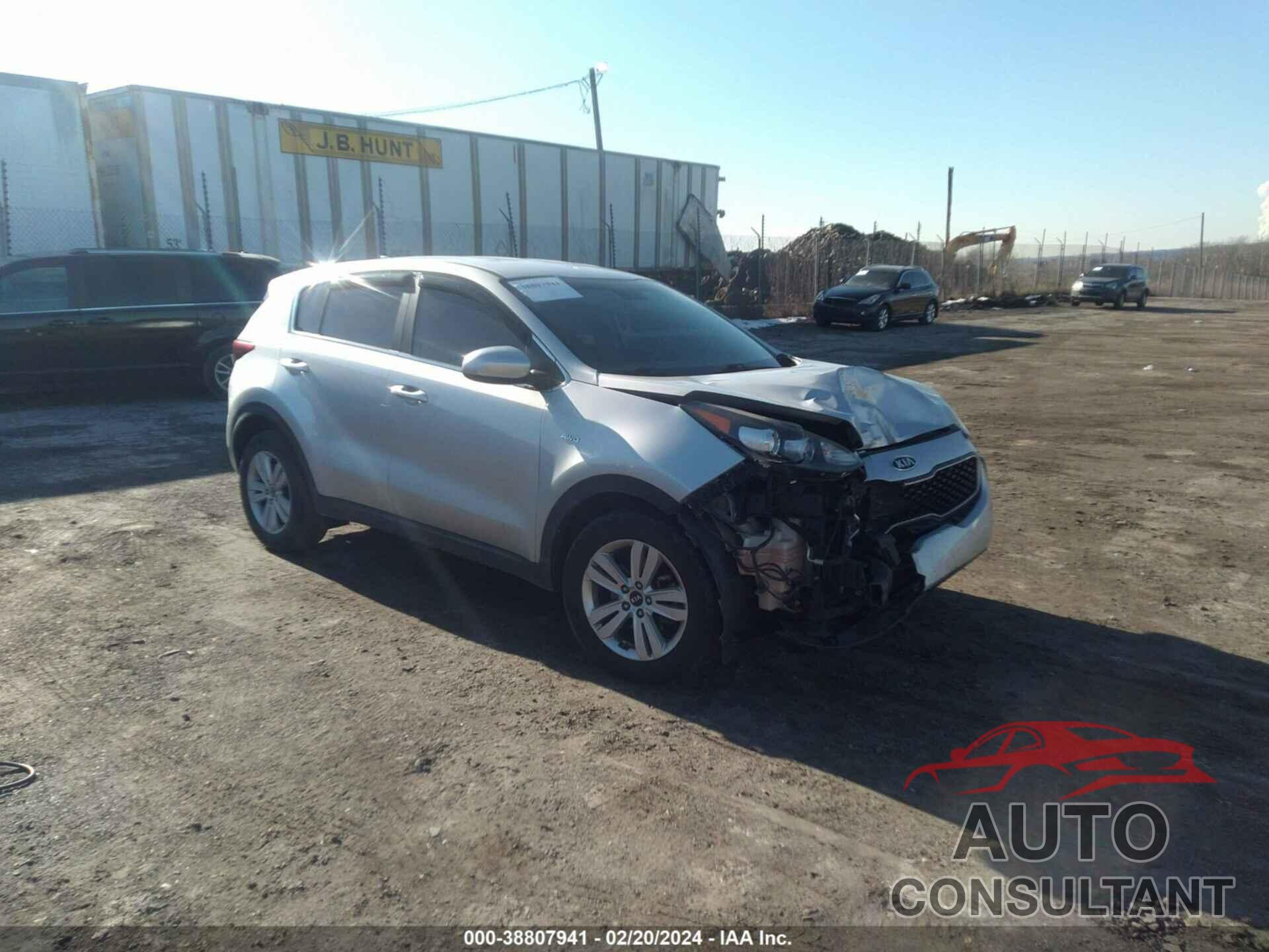 KIA SPORTAGE 2017 - KNDPMCAC4H7249725