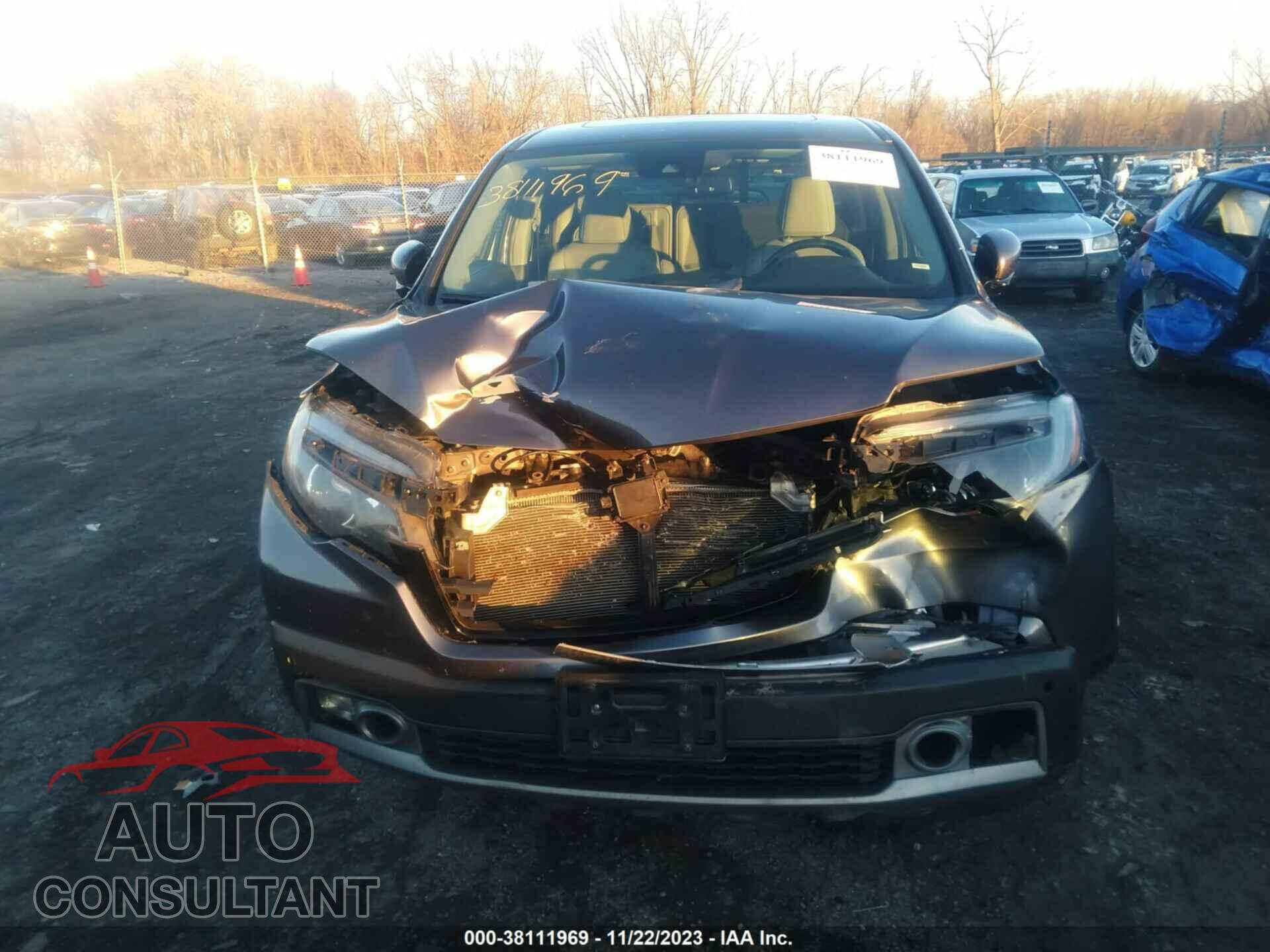 HONDA RIDGELINE 2017 - 5FPYK3F70HB038450