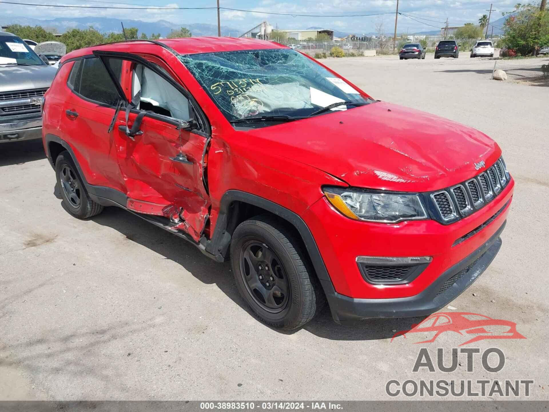 JEEP COMPASS 2018 - 3C4NJCAB1JT182588