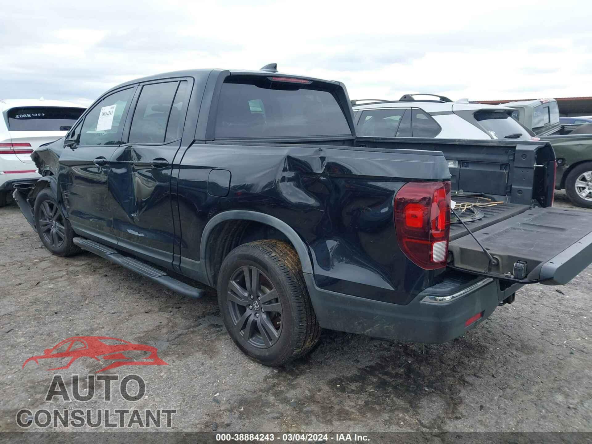 HONDA RIDGELINE 2017 - 5FPYK3F10HB022678