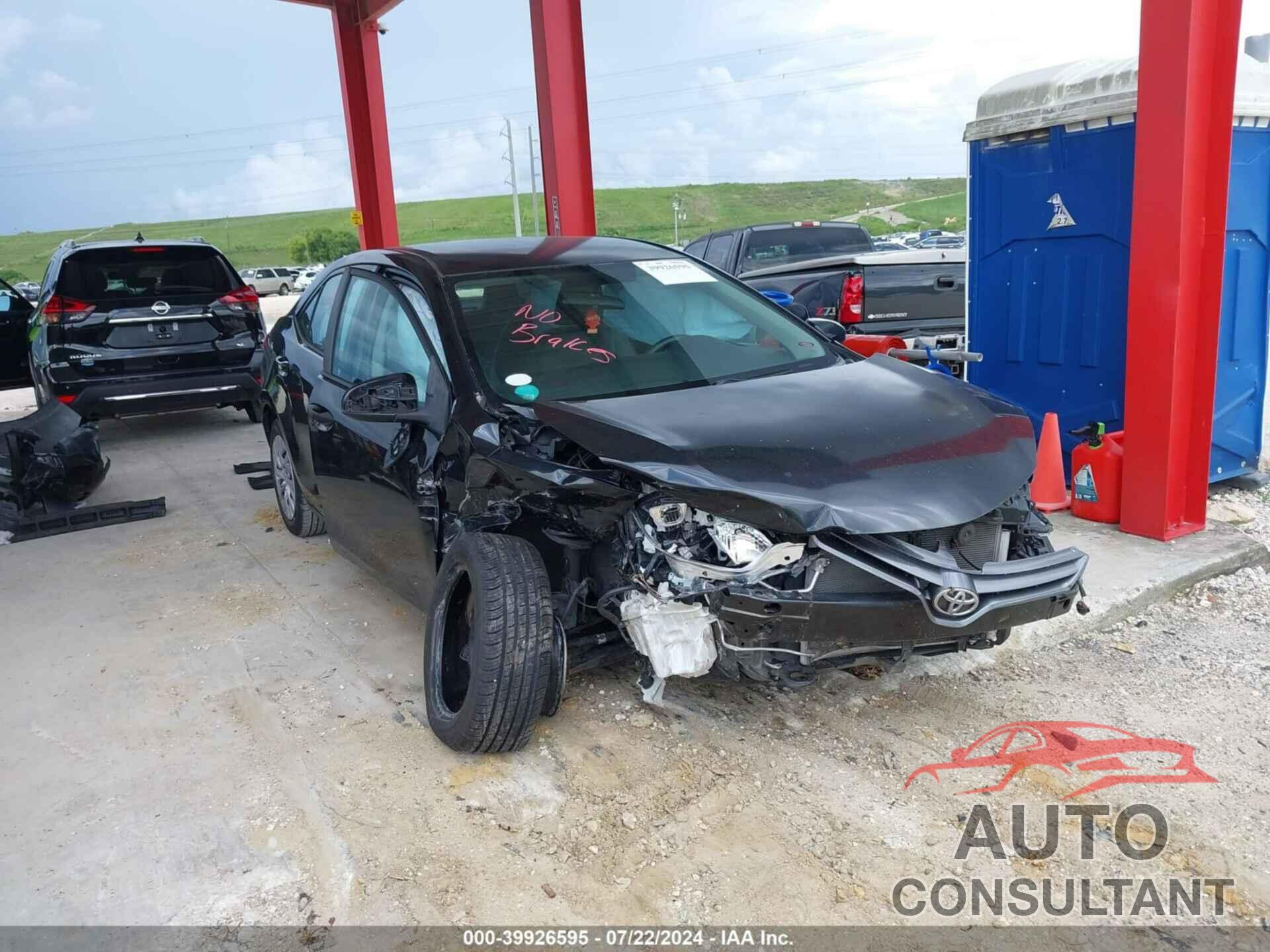 TOYOTA COROLLA 2016 - 2T1BURHE2GC566856