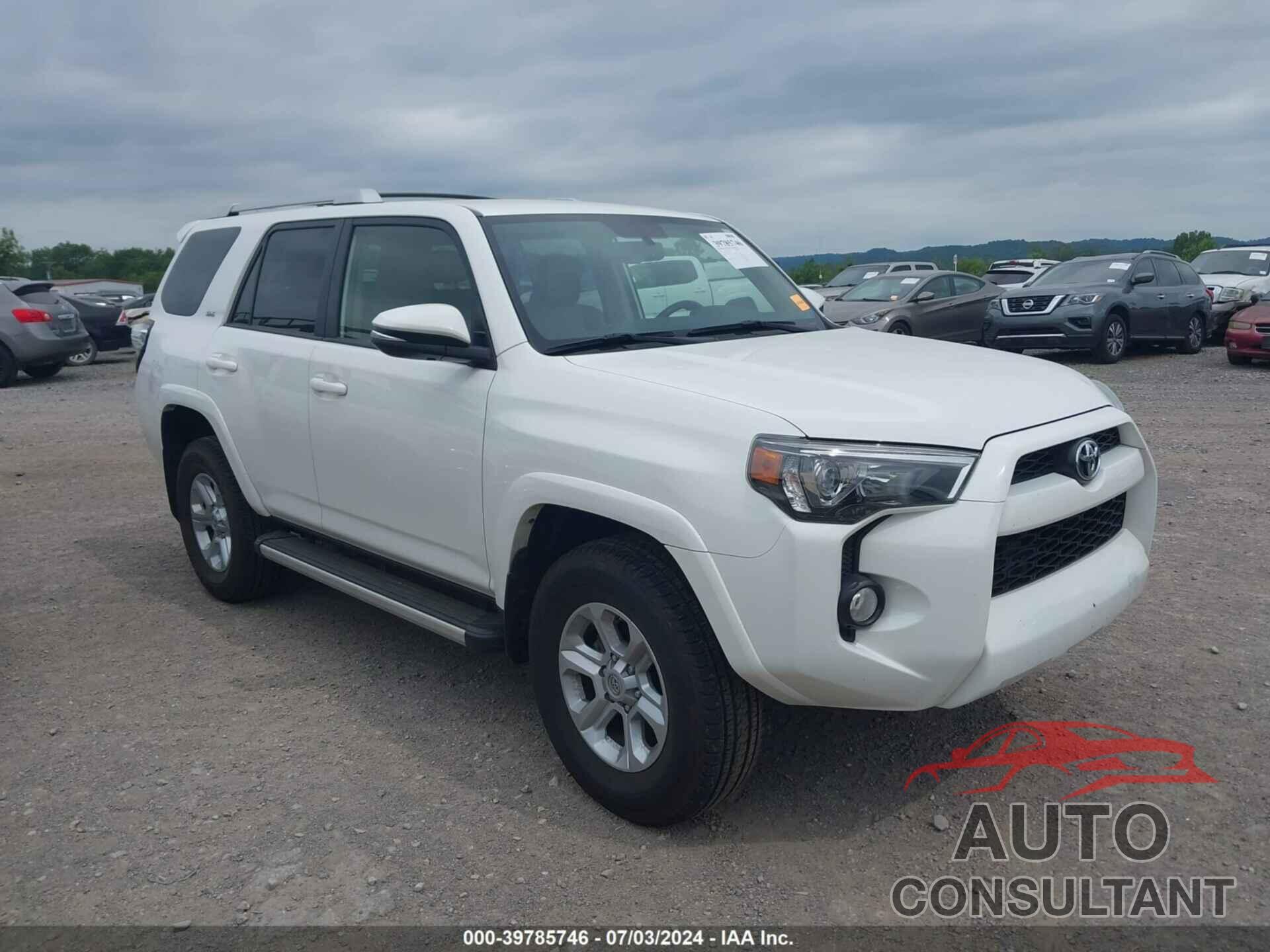 TOYOTA 4RUNNER 2017 - JTEBU5JR3H5460870