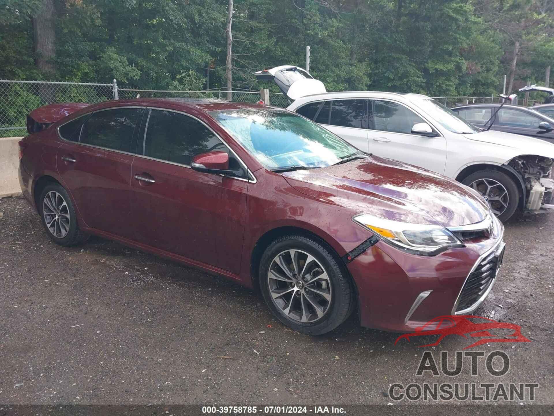 TOYOTA AVALON 2016 - 4T1BK1EB0GU198015