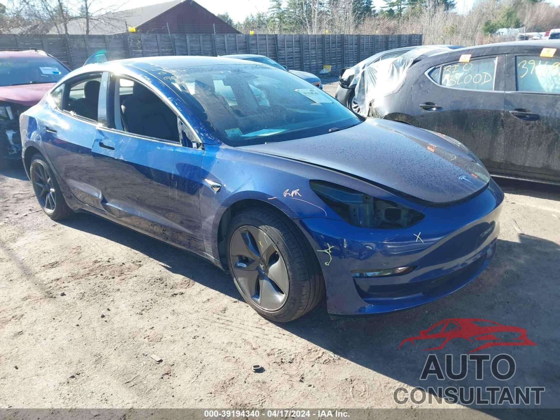 TESLA MODEL 3 2019 - 5YJ3E1EAXKF400836