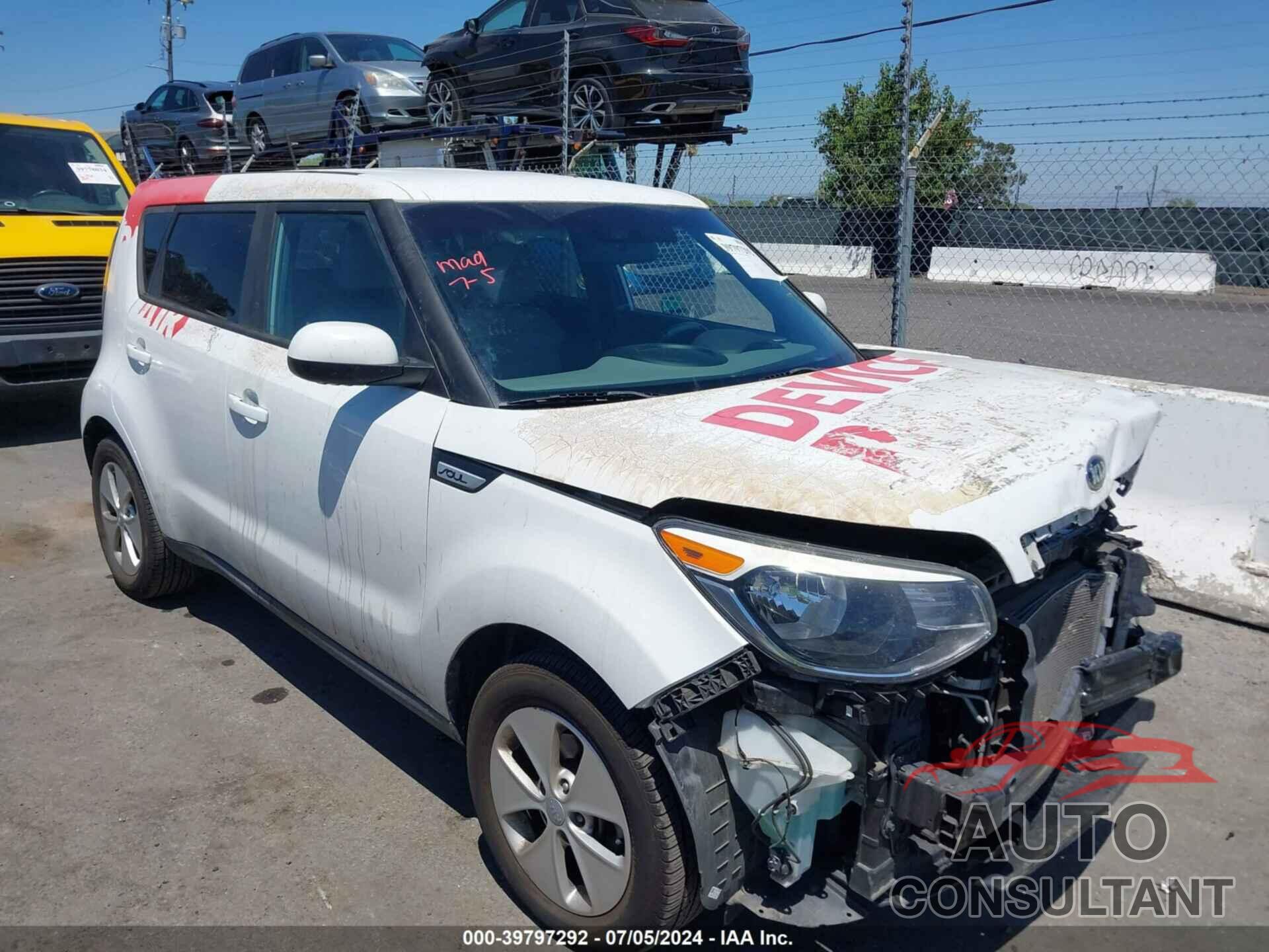 KIA SOUL 2016 - KNDJN2A26G7319423