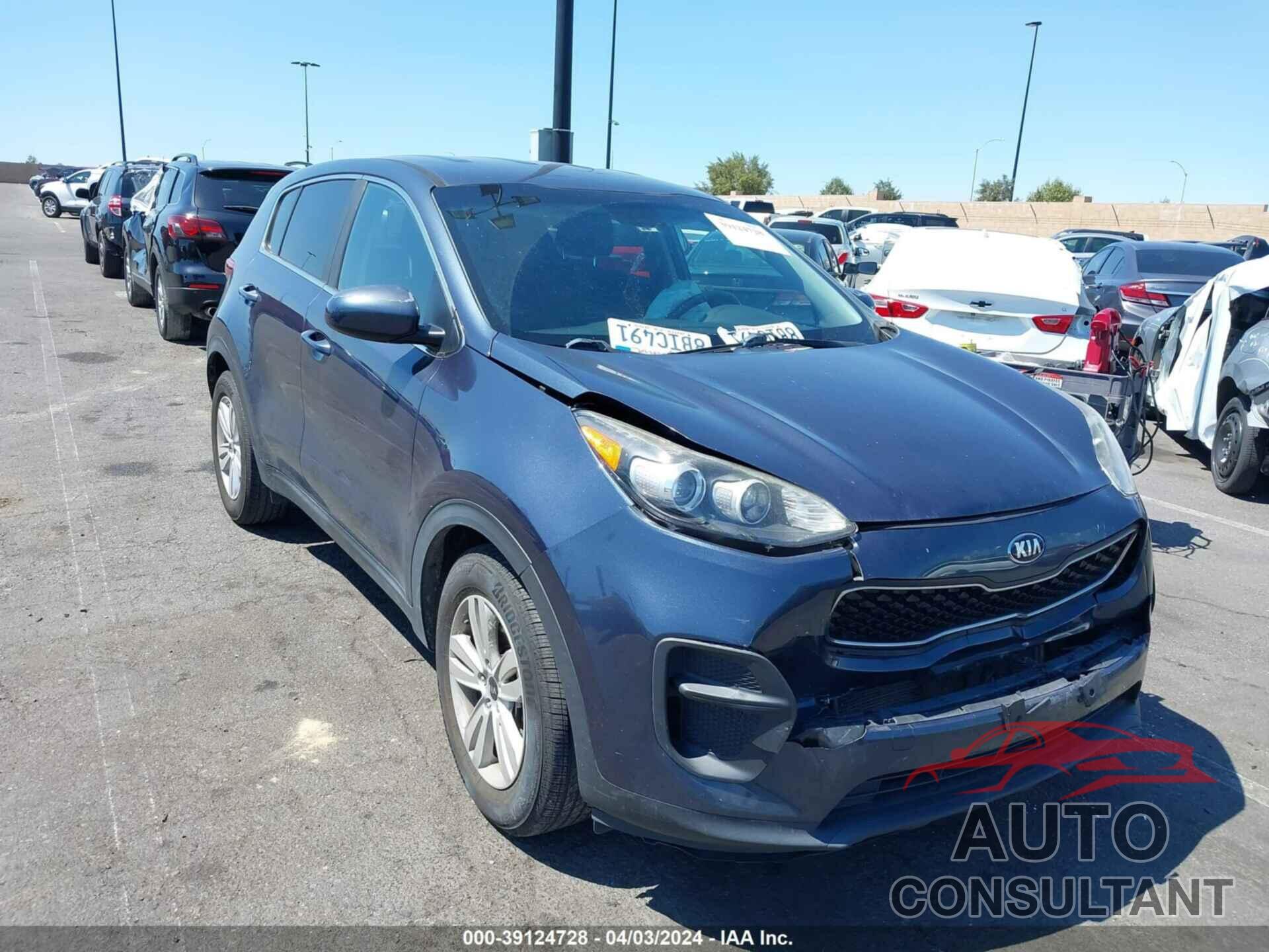 KIA SPORTAGE 2018 - KNDPM3ACXJ7337149