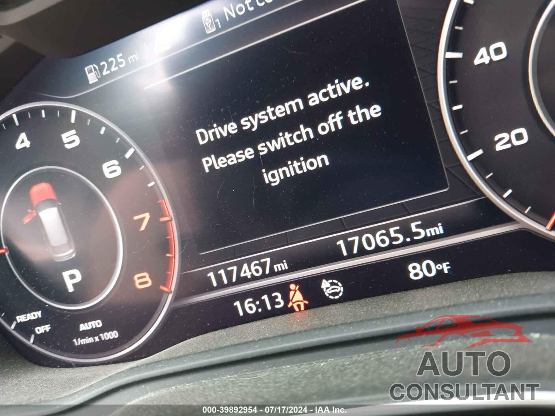 AUDI A4 ALLROAD 2018 - WA18NAF47JA218575