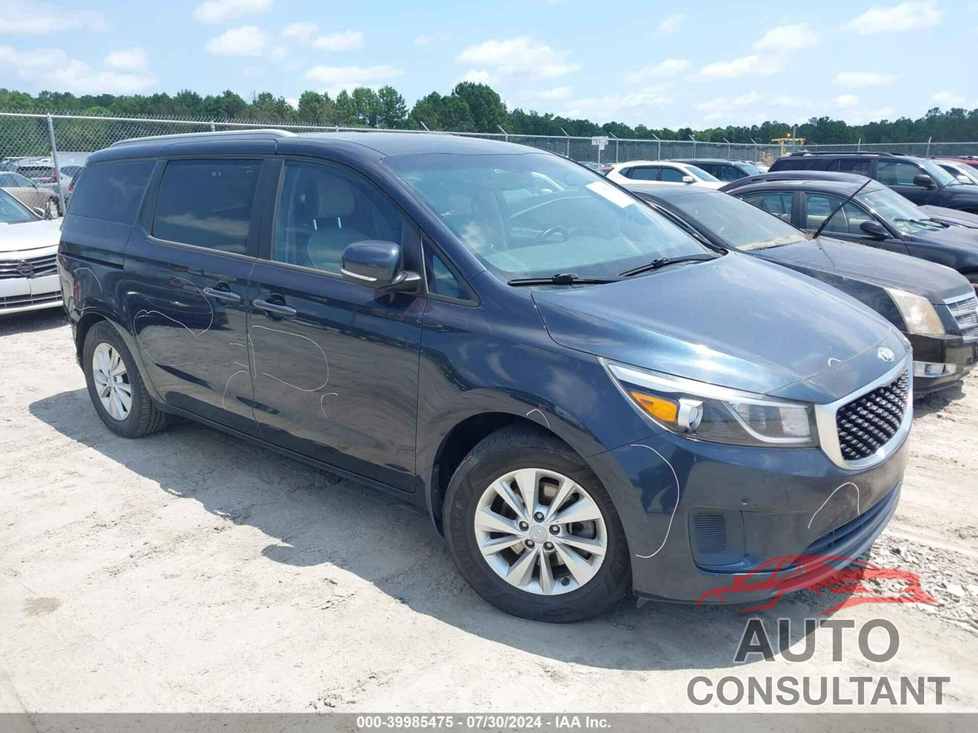 KIA SEDONA 2016 - KNDMB5C12G6211382