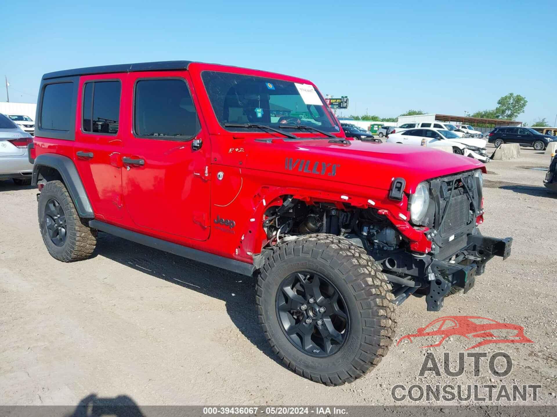 JEEP WRANGLER UNLIMITED 2021 - 1C4HJXDG5MW711728
