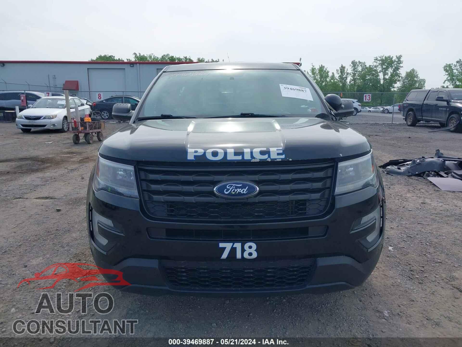 FORD POLICE INTERCEPTOR UTILITY 2018 - 1FM5K8AR8JGB34352