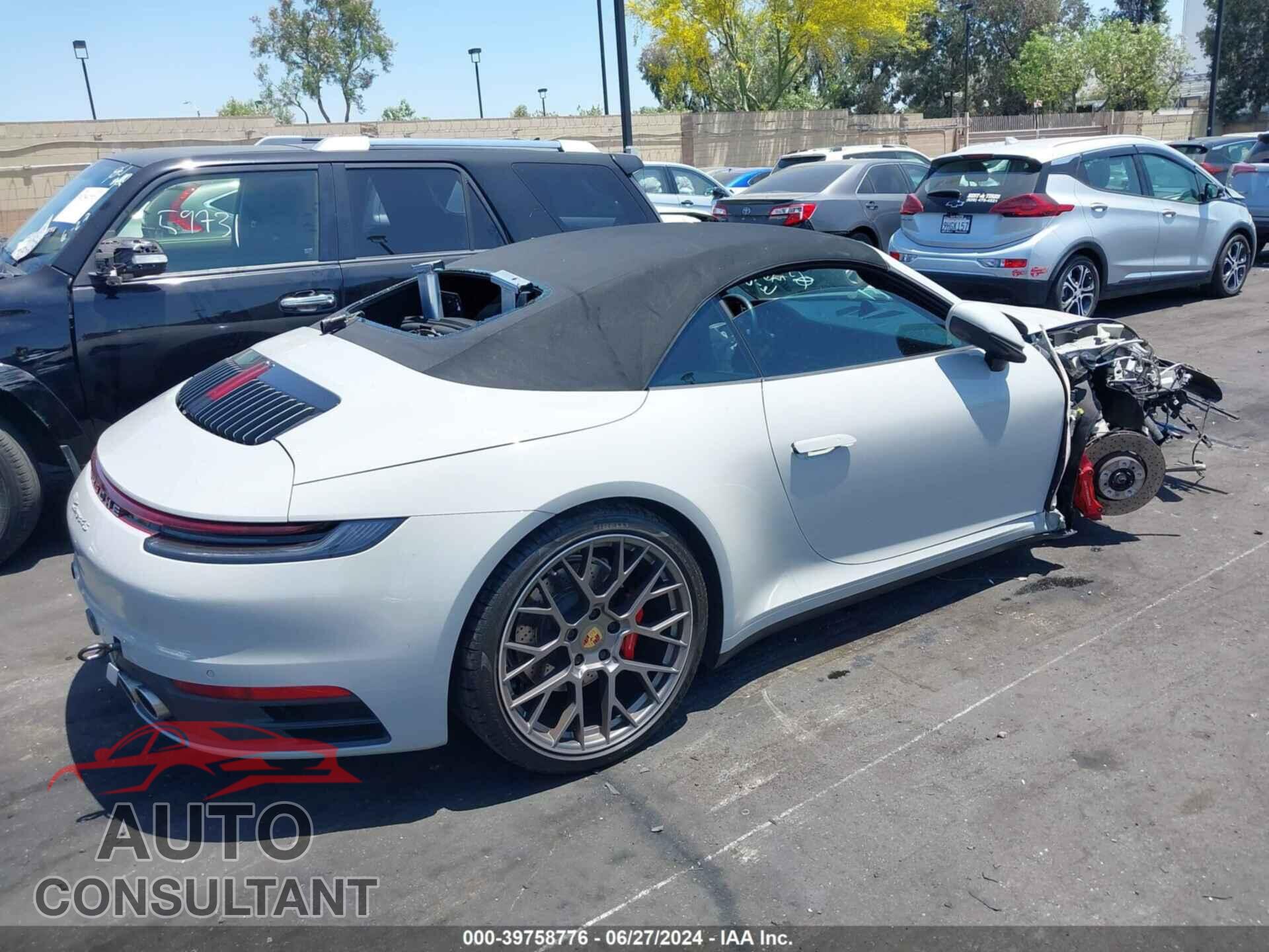 PORSCHE 911 2021 - WP0CB2A95MS248643