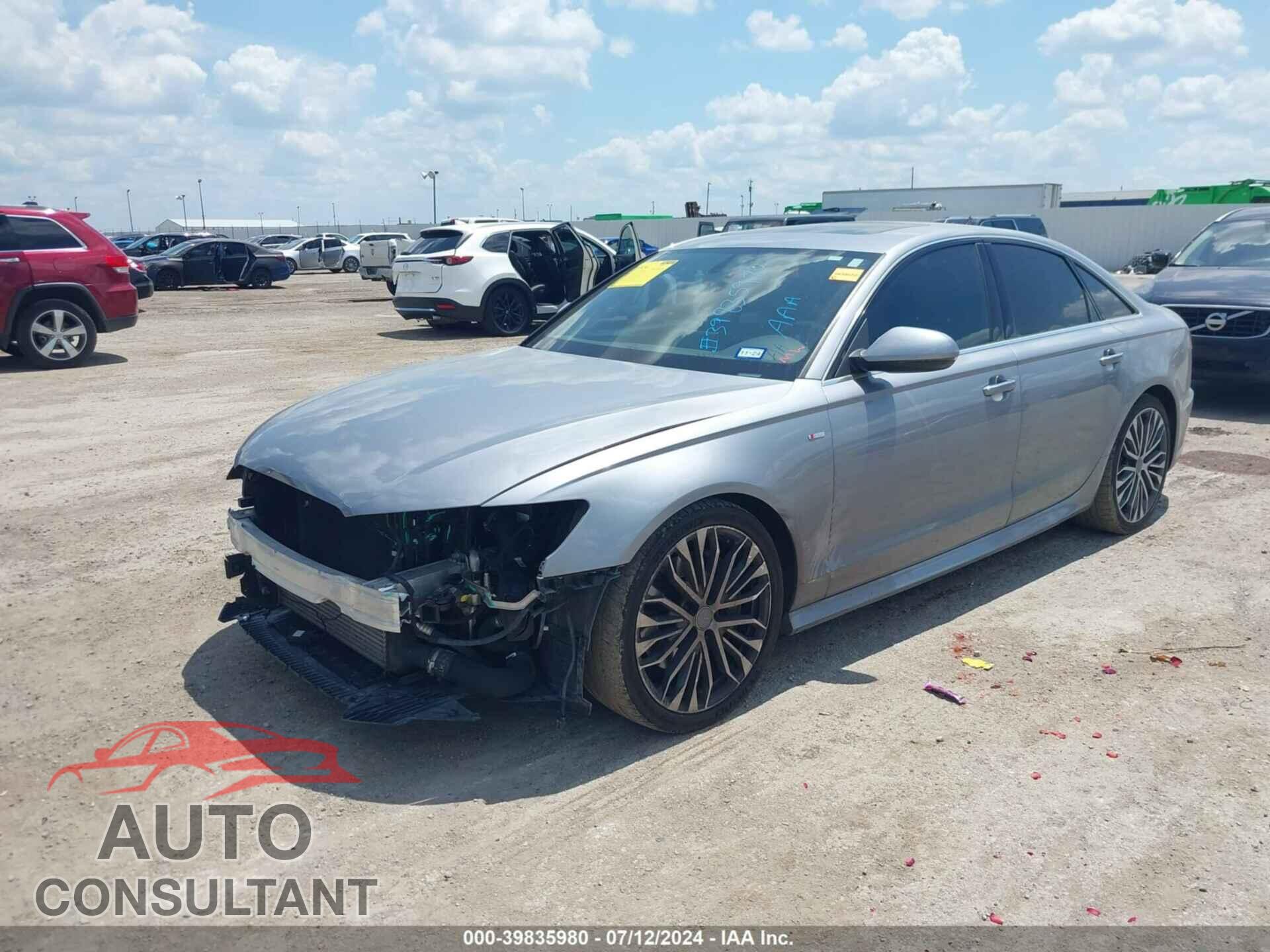 AUDI A6 2016 - WAUGFAFC5GN107589