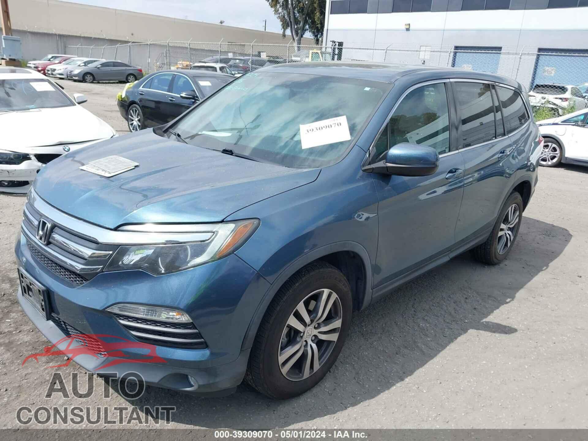 HONDA PILOT 2016 - 5FNYF5H77GB028213