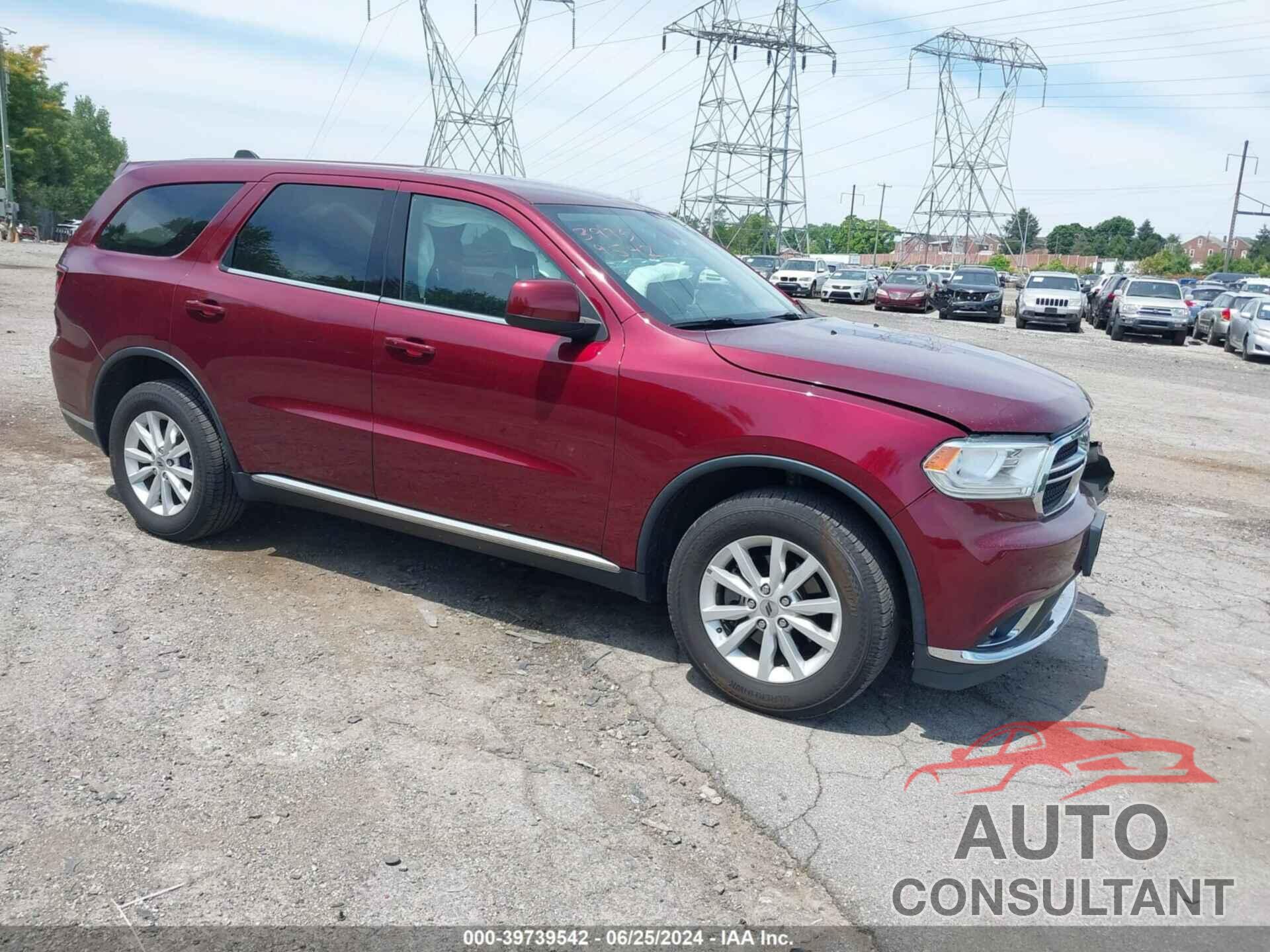 DODGE DURANGO 2020 - 1C4RDJAG3LC107544