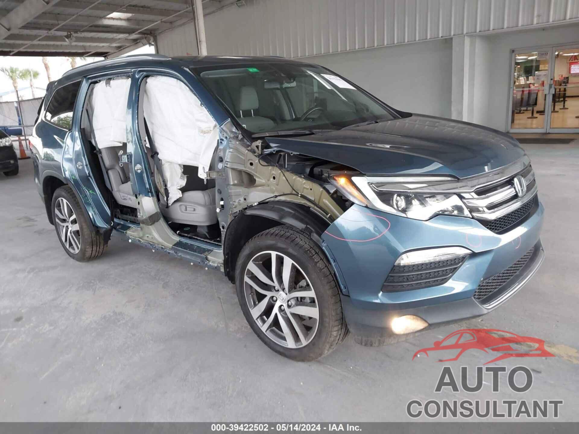 HONDA PILOT 2017 - 5FNYF6H04HB074530