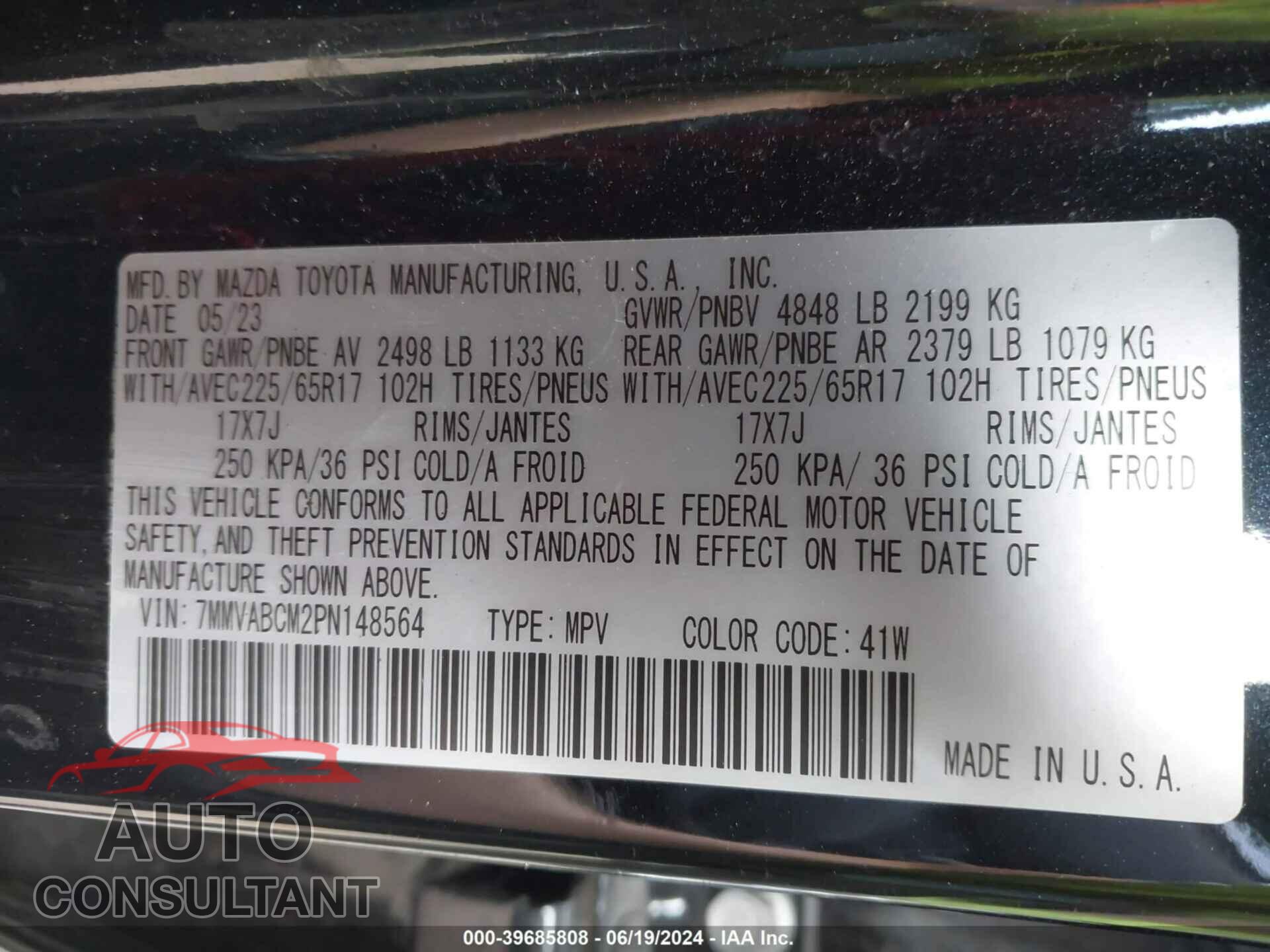 MAZDA CX-50 2023 - 7MMVABCM2PN148564