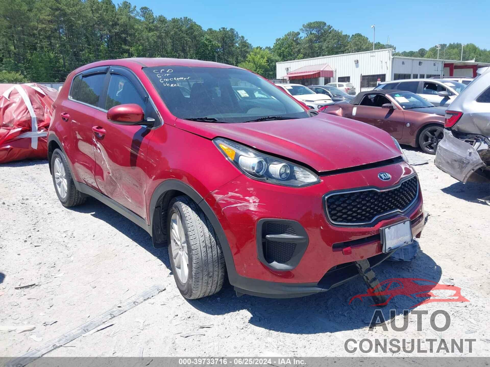 KIA SPORTAGE 2019 - KNDPM3AC2K7627547