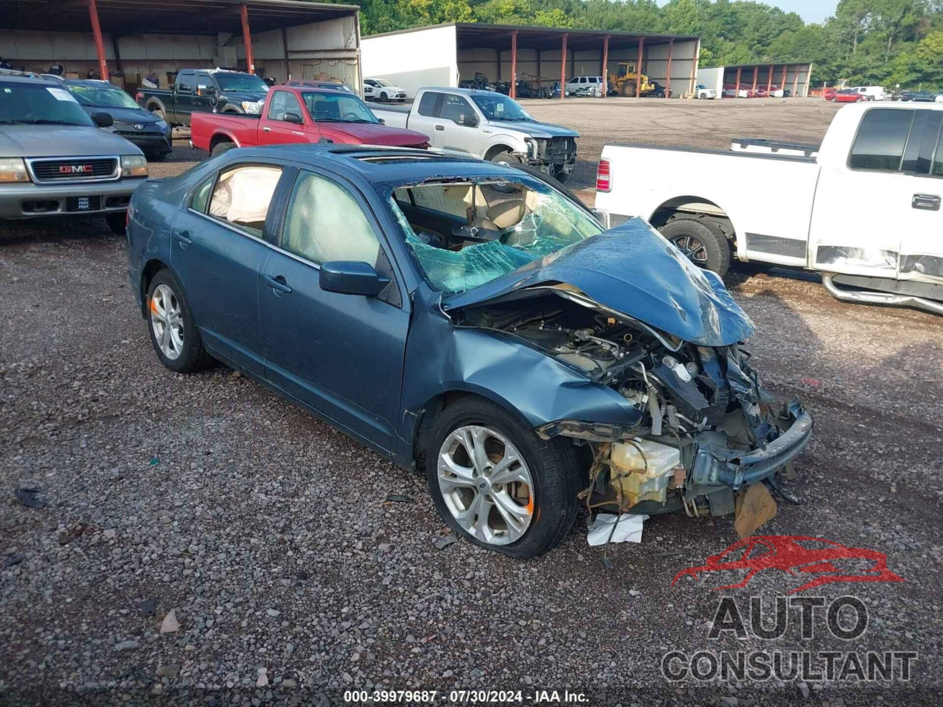FORD FUSION 2012 - 3FAHP0HA7CR107455