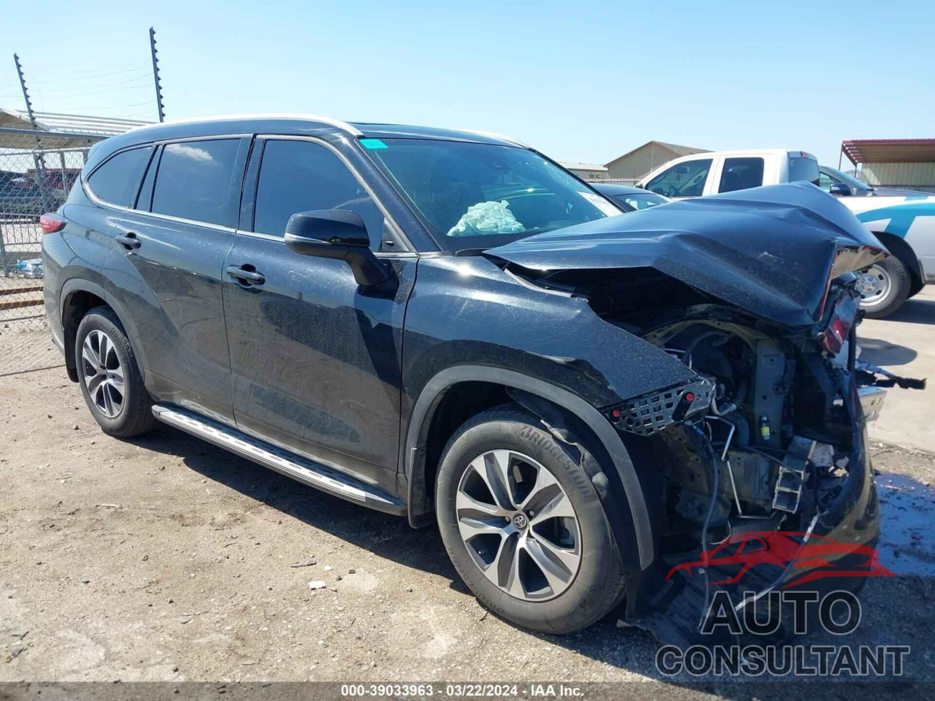 TOYOTA HIGHLANDER 2022 - 5TDGZRAH8NS559944