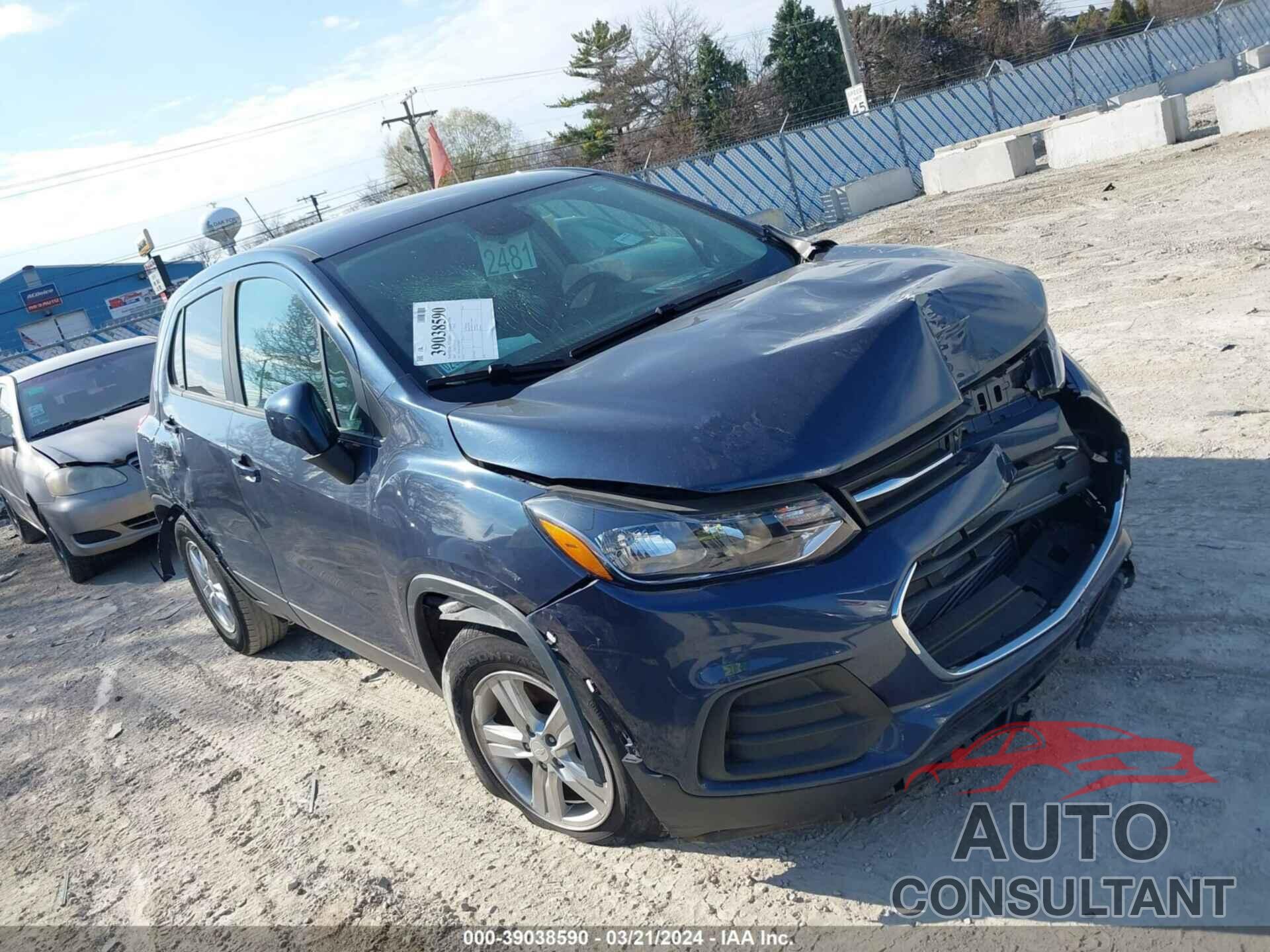 CHEVROLET TRAX 2019 - 3GNCJKSB7KL198979