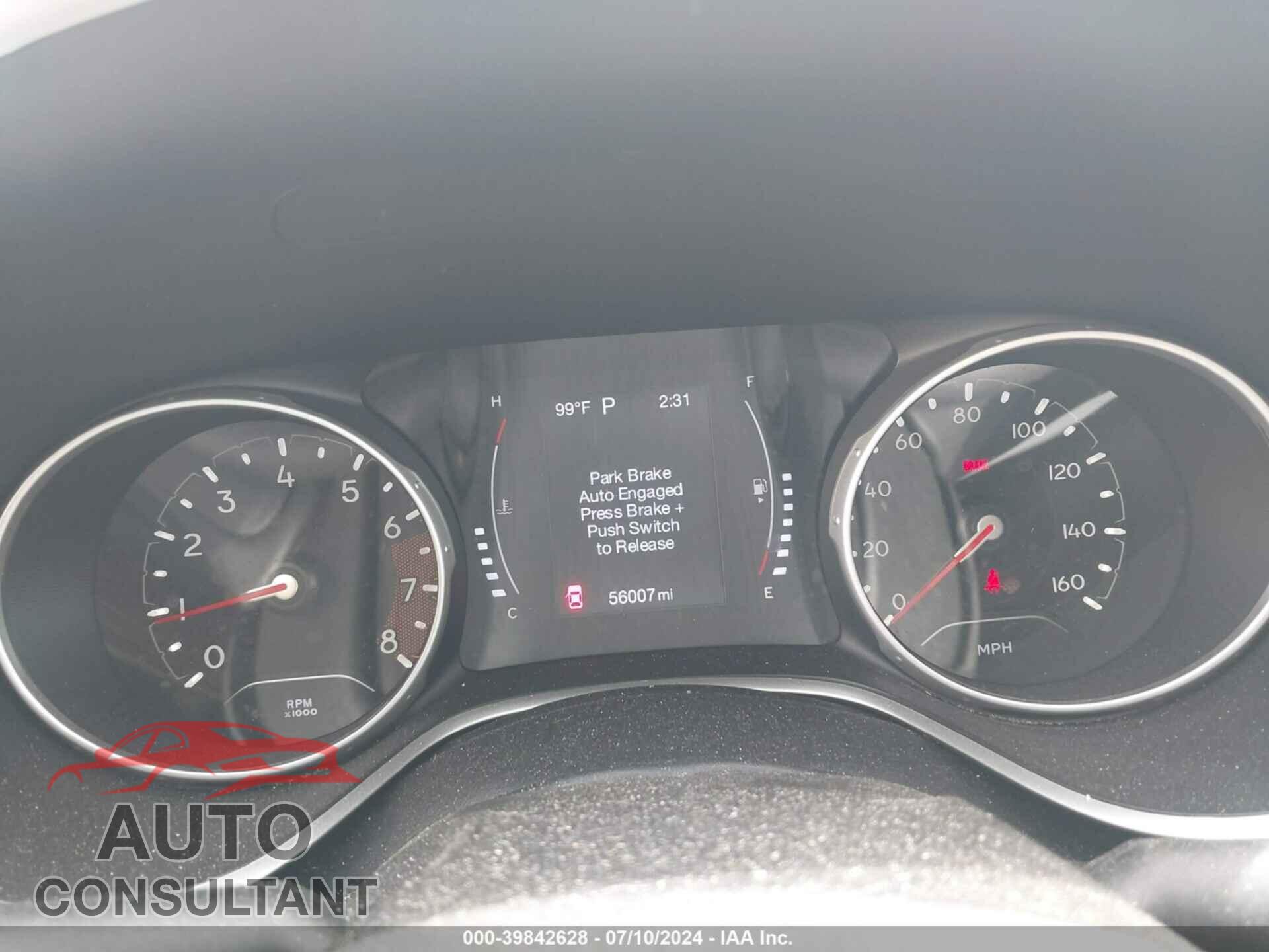 JEEP COMPASS 2020 - 3C4NJCBB2LT230357
