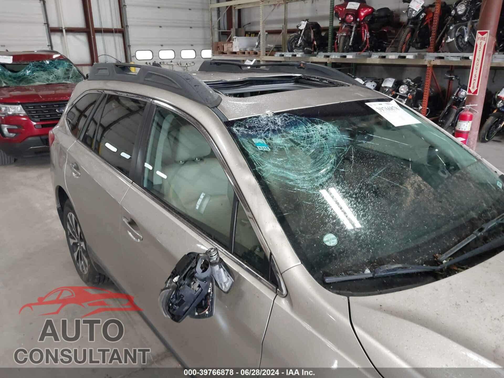 SUBARU OUTBACK 2016 - 4S4BSBNC7G3253824