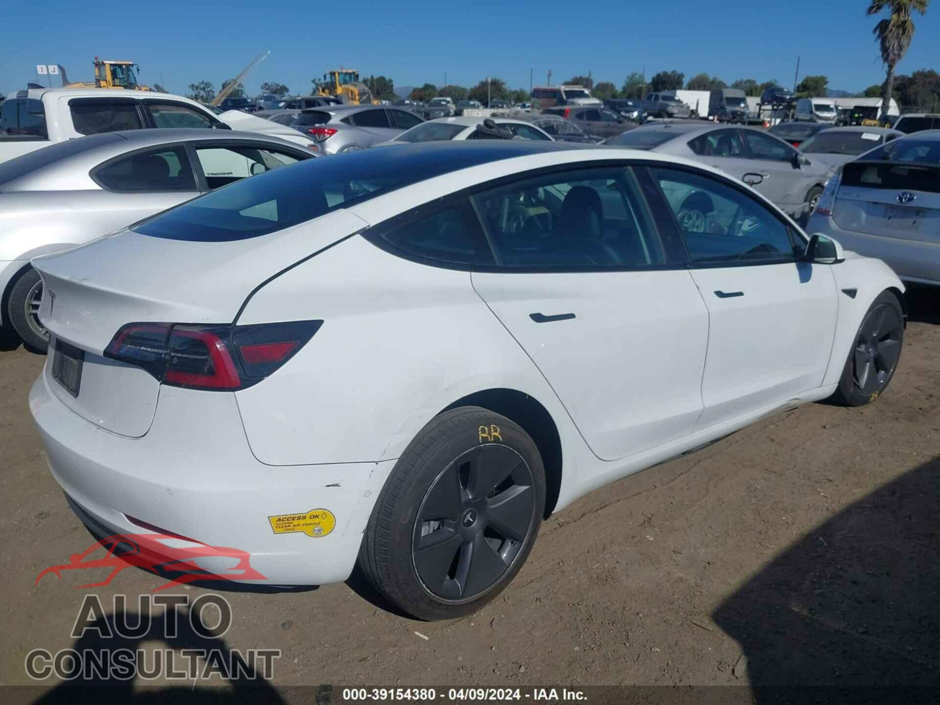 TESLA MODEL 3 2022 - 5YJ3E1EB5NF341093