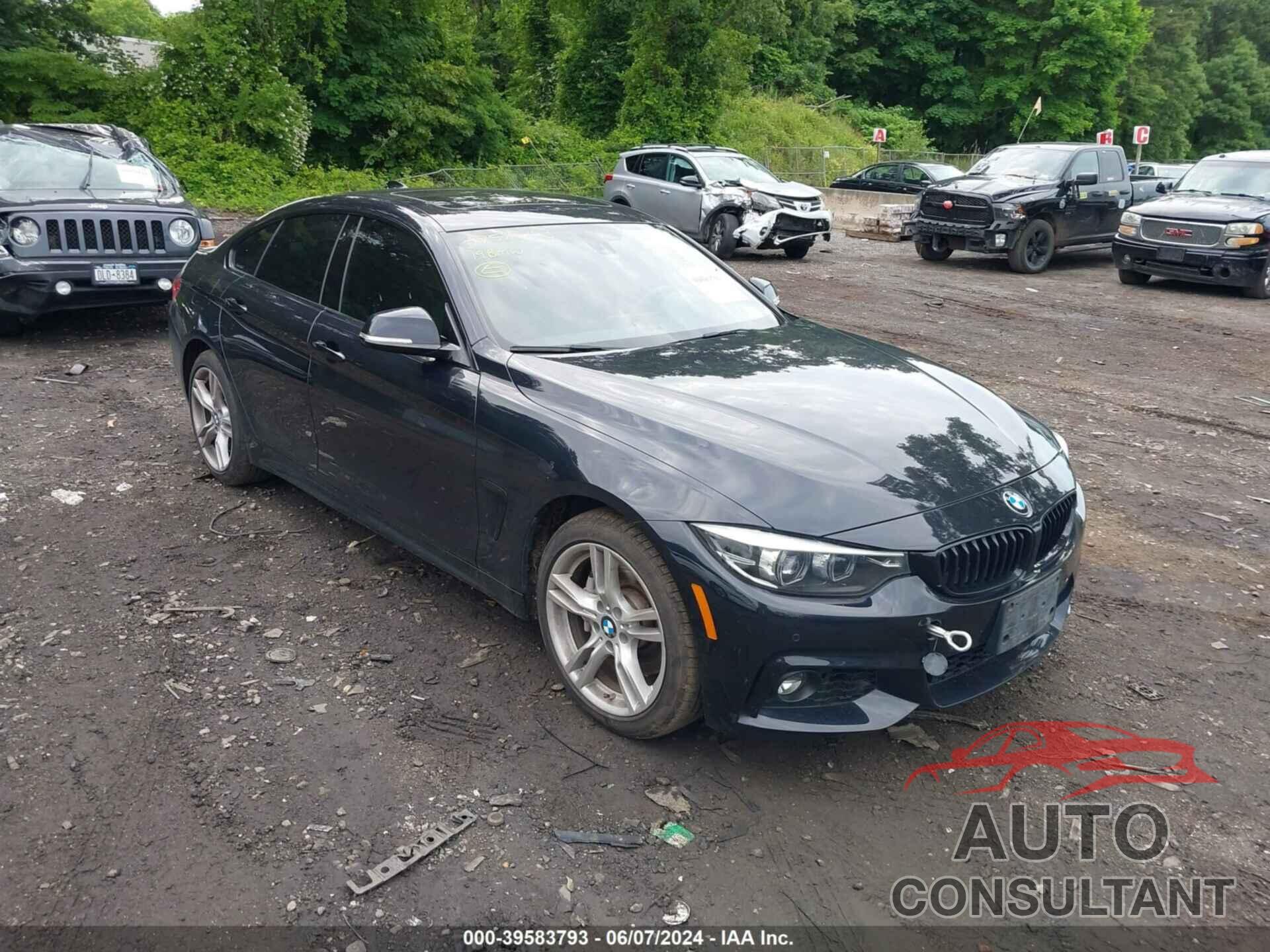 BMW 440I GRAN COUPE 2019 - WBA4J7C54KBM76142