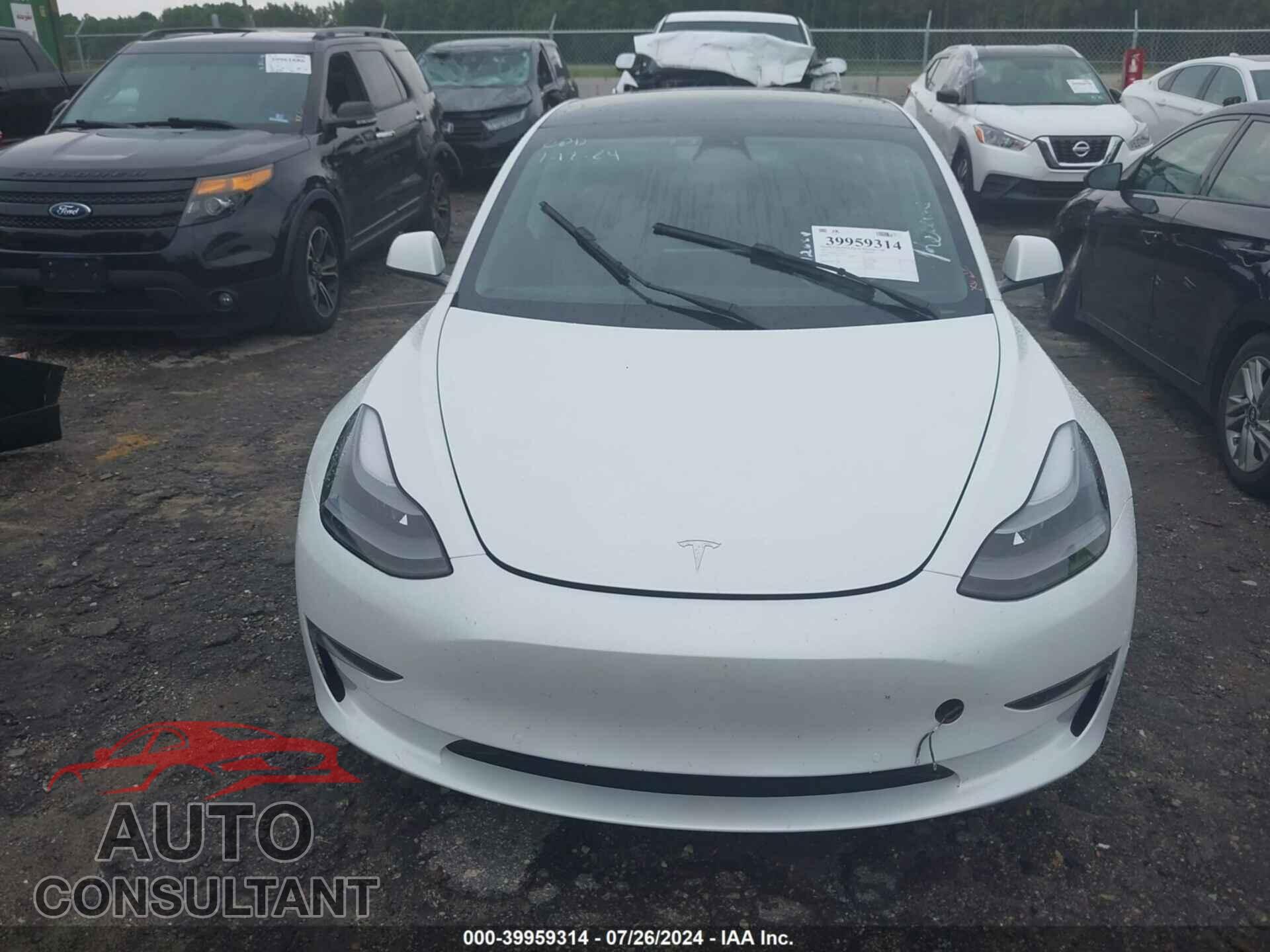 TESLA MODEL 3 2022 - 5YJ3E1EA0NF239904