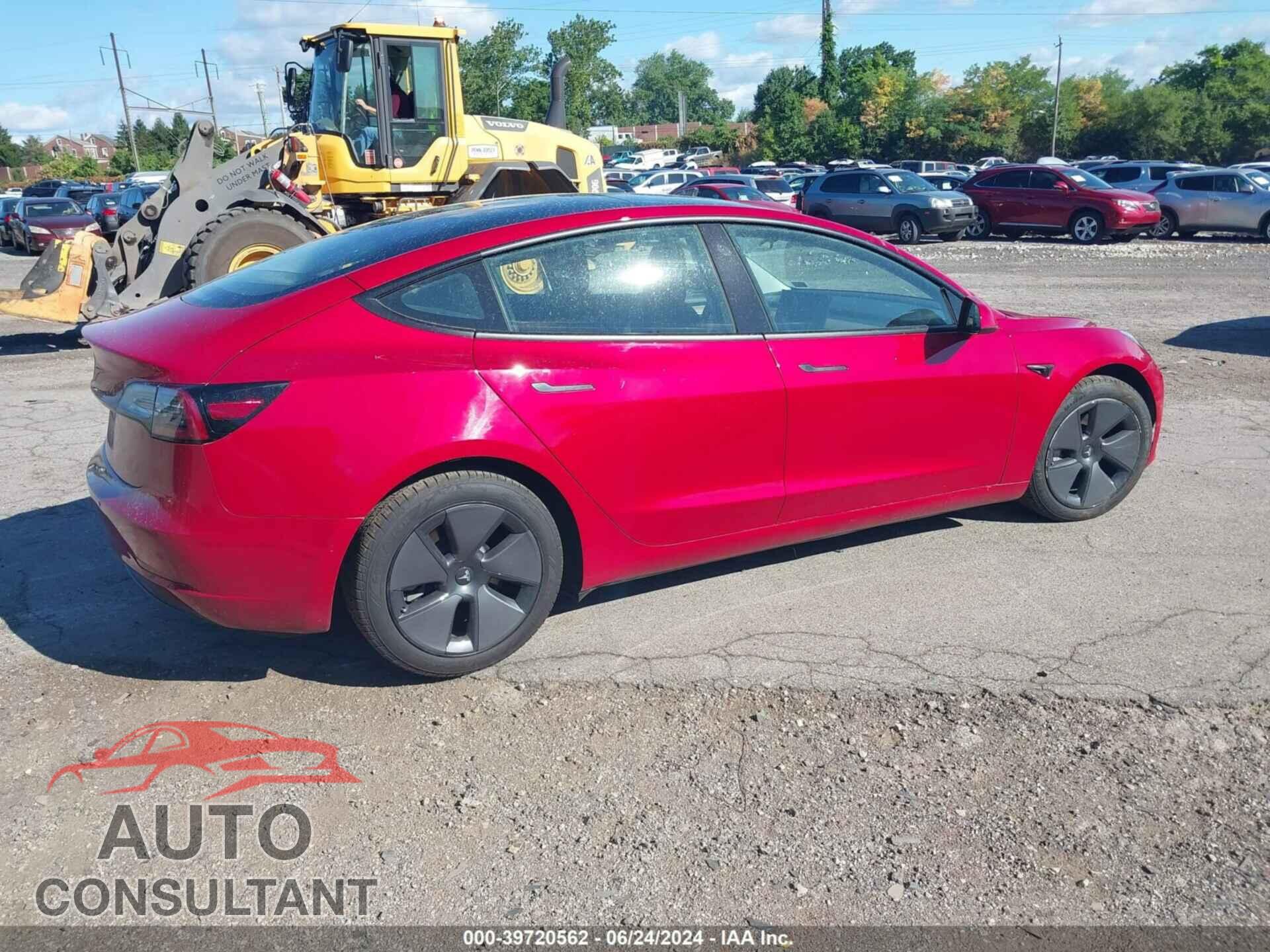 TESLA MODEL 3 2022 - 5YJ3E1EB6NF185954